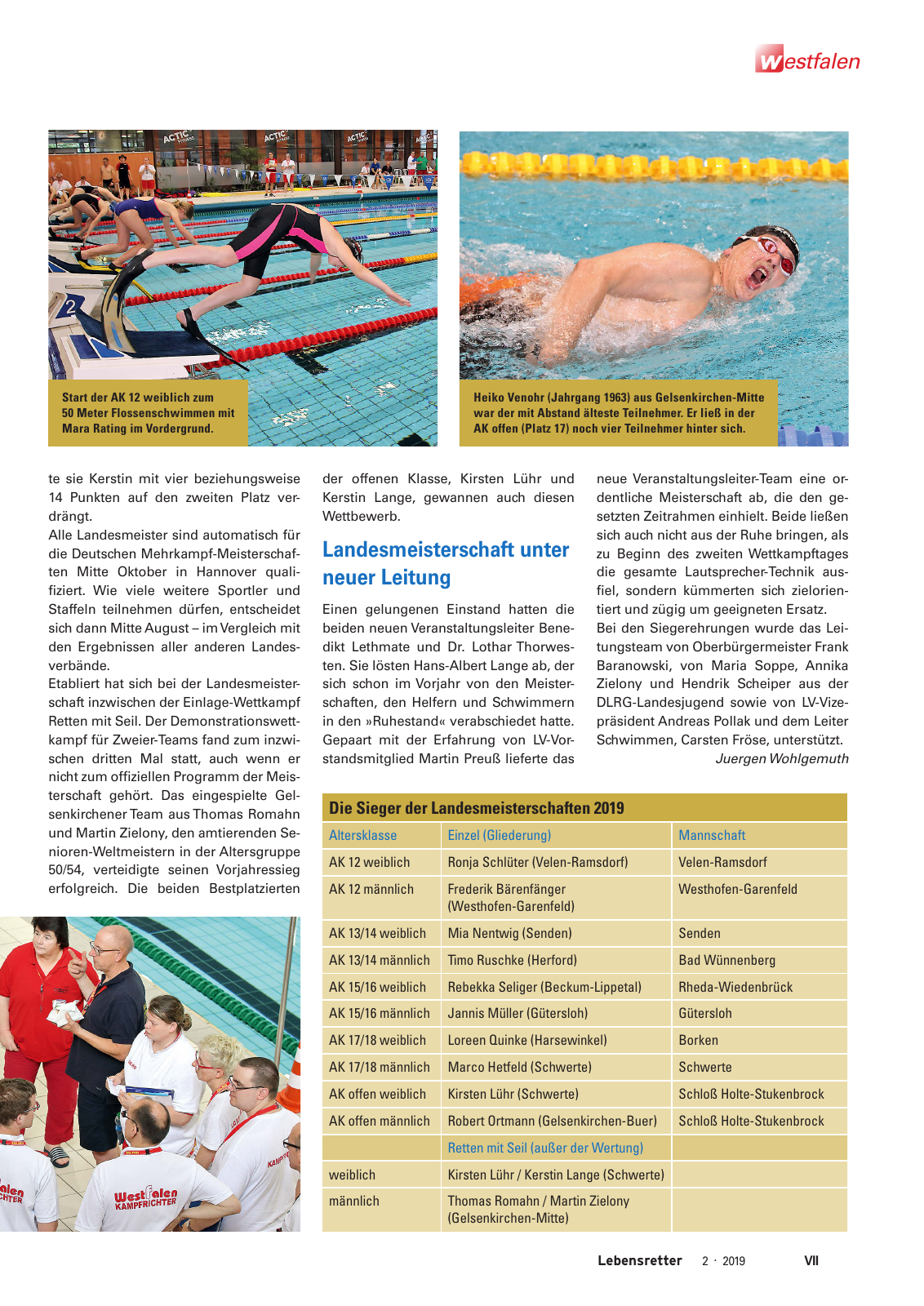 Vorschau Lebensretter 2/2019 - Westfalen Regionalausgabe Seite 9