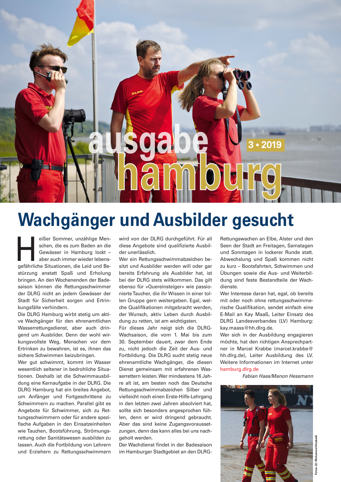 Vorschau Lebensretter 3/2019 - Hamburg Regionalausgabe Seite 3