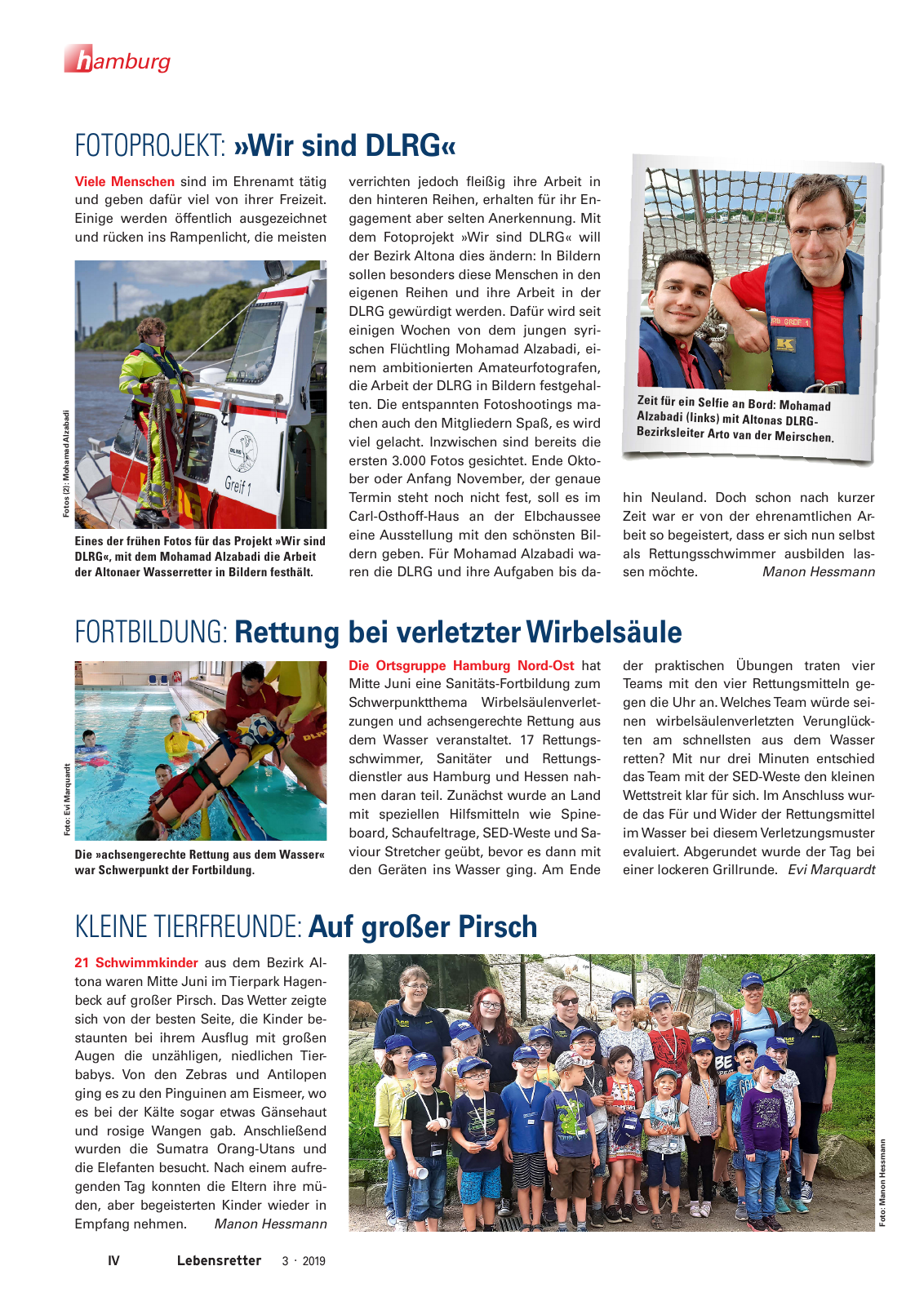 Vorschau Lebensretter 3/2019 - Hamburg Regionalausgabe Seite 6