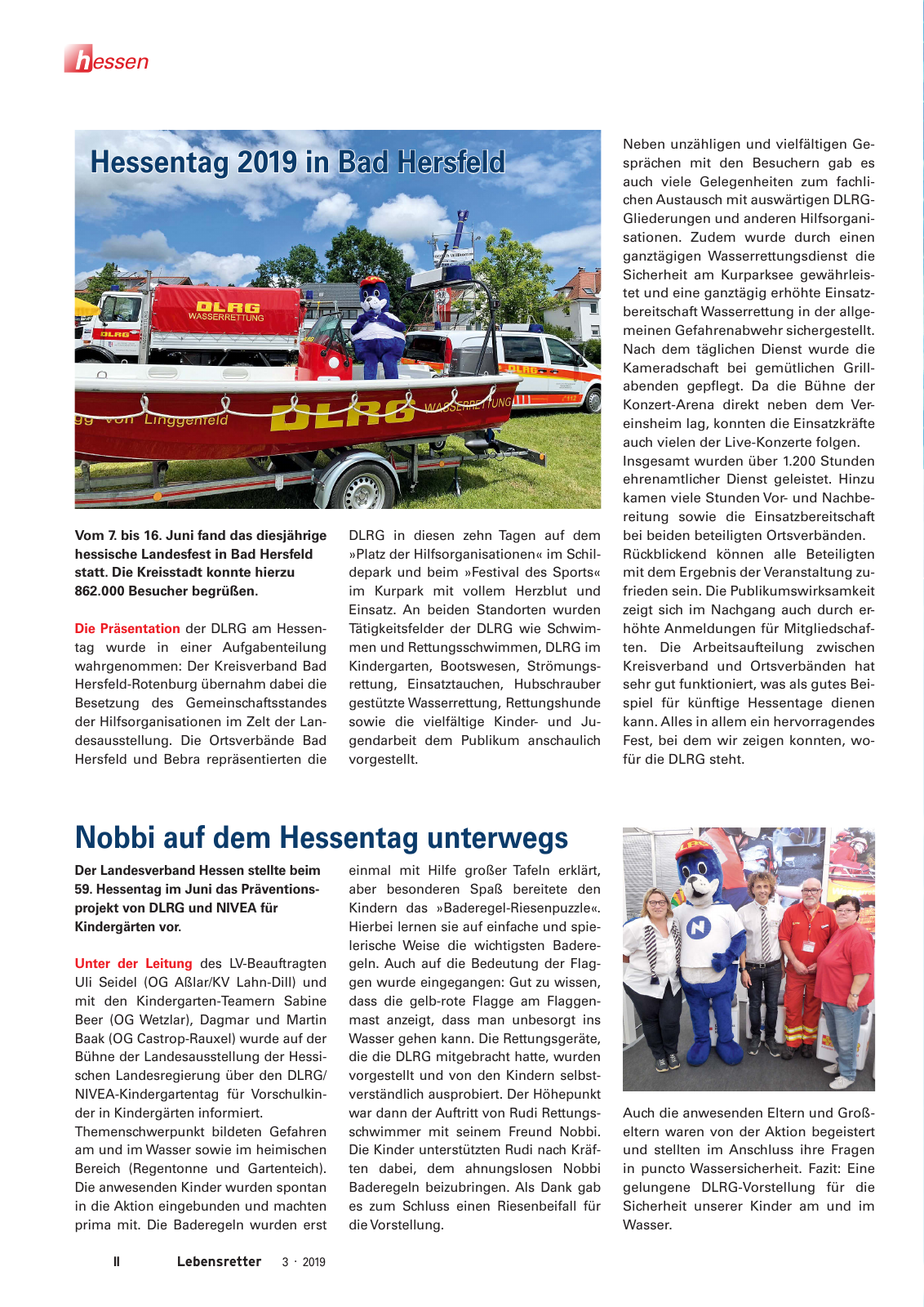 Vorschau Lebensretter 3/2019 - Hessen Regionalausgabe Seite 4