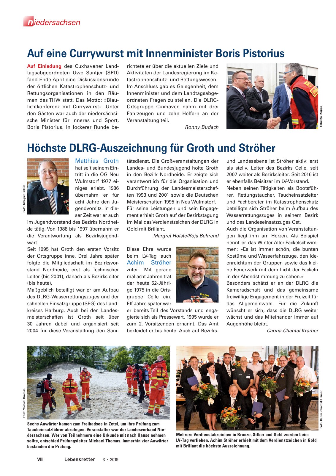 Vorschau Lebensretter 3/2019 - Niedersachsen Regionalausgabe Seite 10