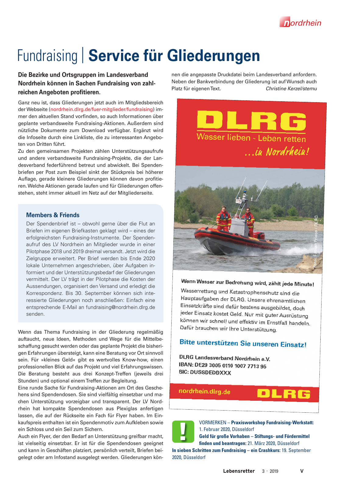 Vorschau Lebensretter 3/2019 - Nordrhein Regionalausgabe Seite 7