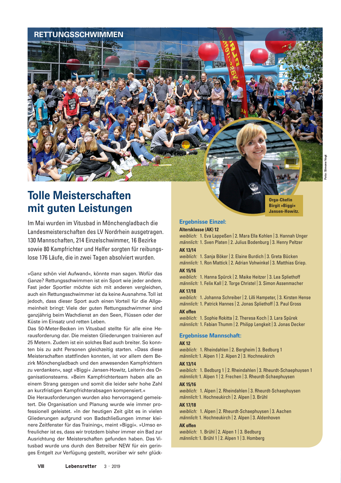 Vorschau Lebensretter 3/2019 - Nordrhein Regionalausgabe Seite 10