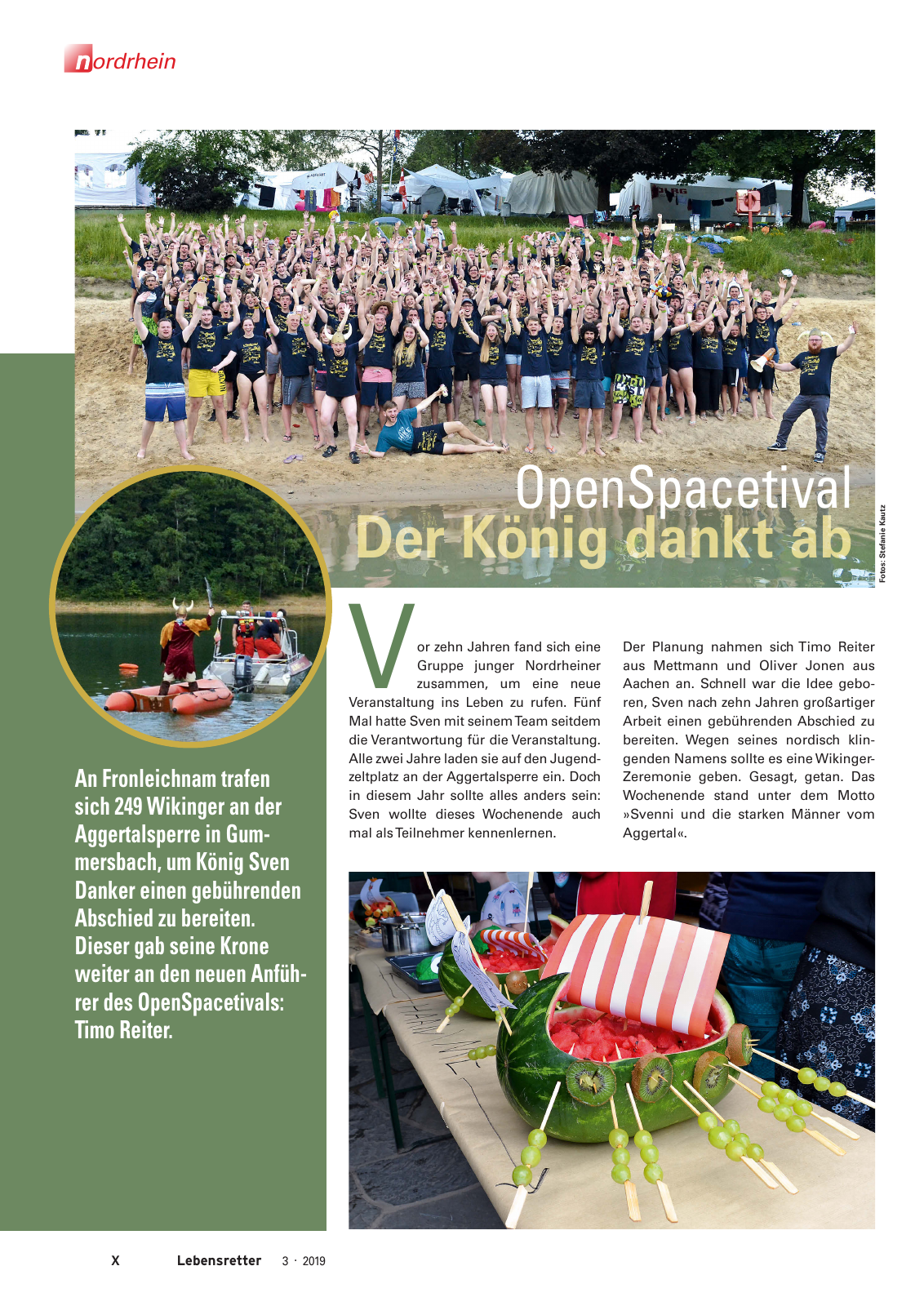 Vorschau Lebensretter 3/2019 - Nordrhein Regionalausgabe Seite 12