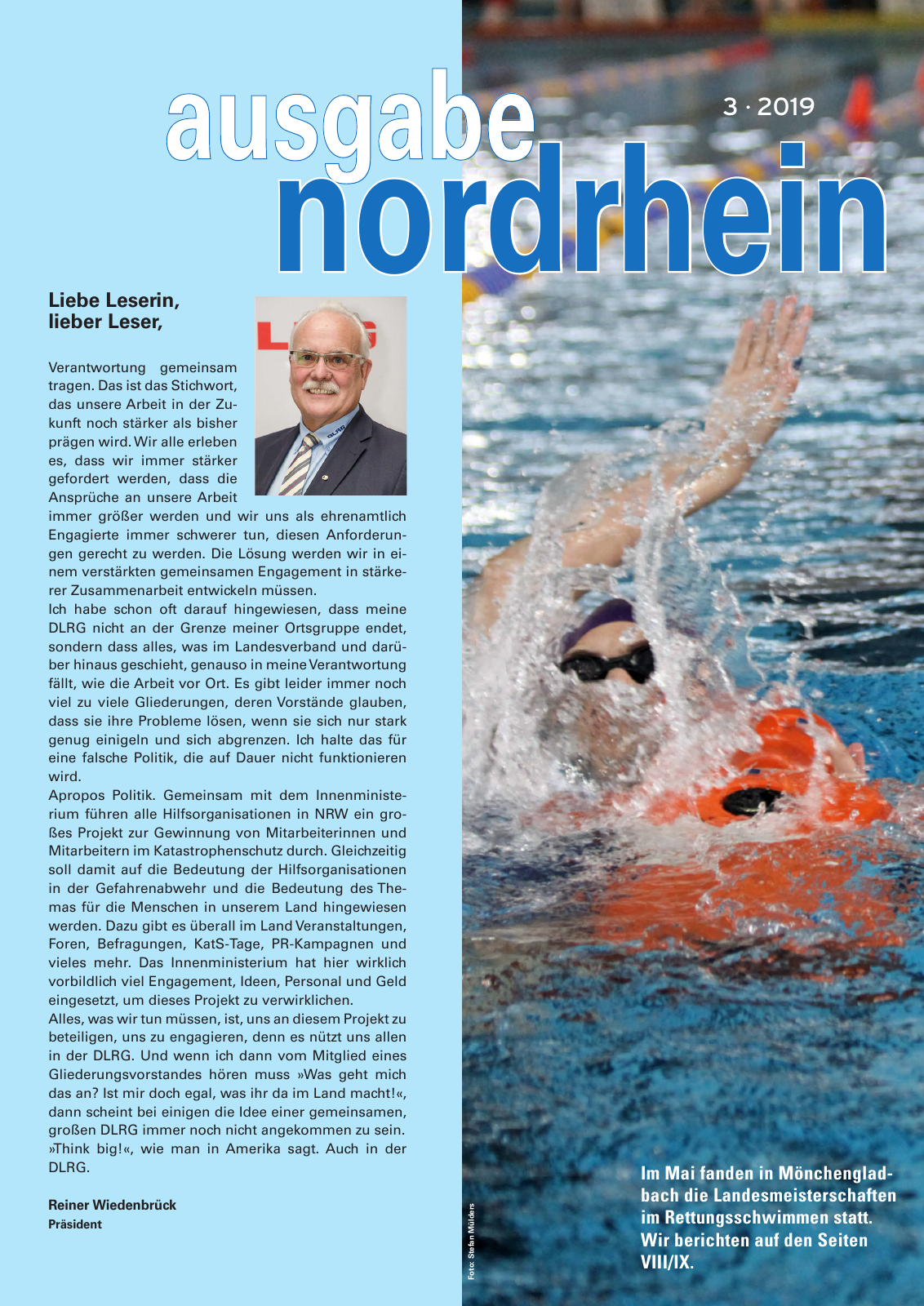 Vorschau Lebensretter 3/2019 - Nordrhein Regionalausgabe Seite 3