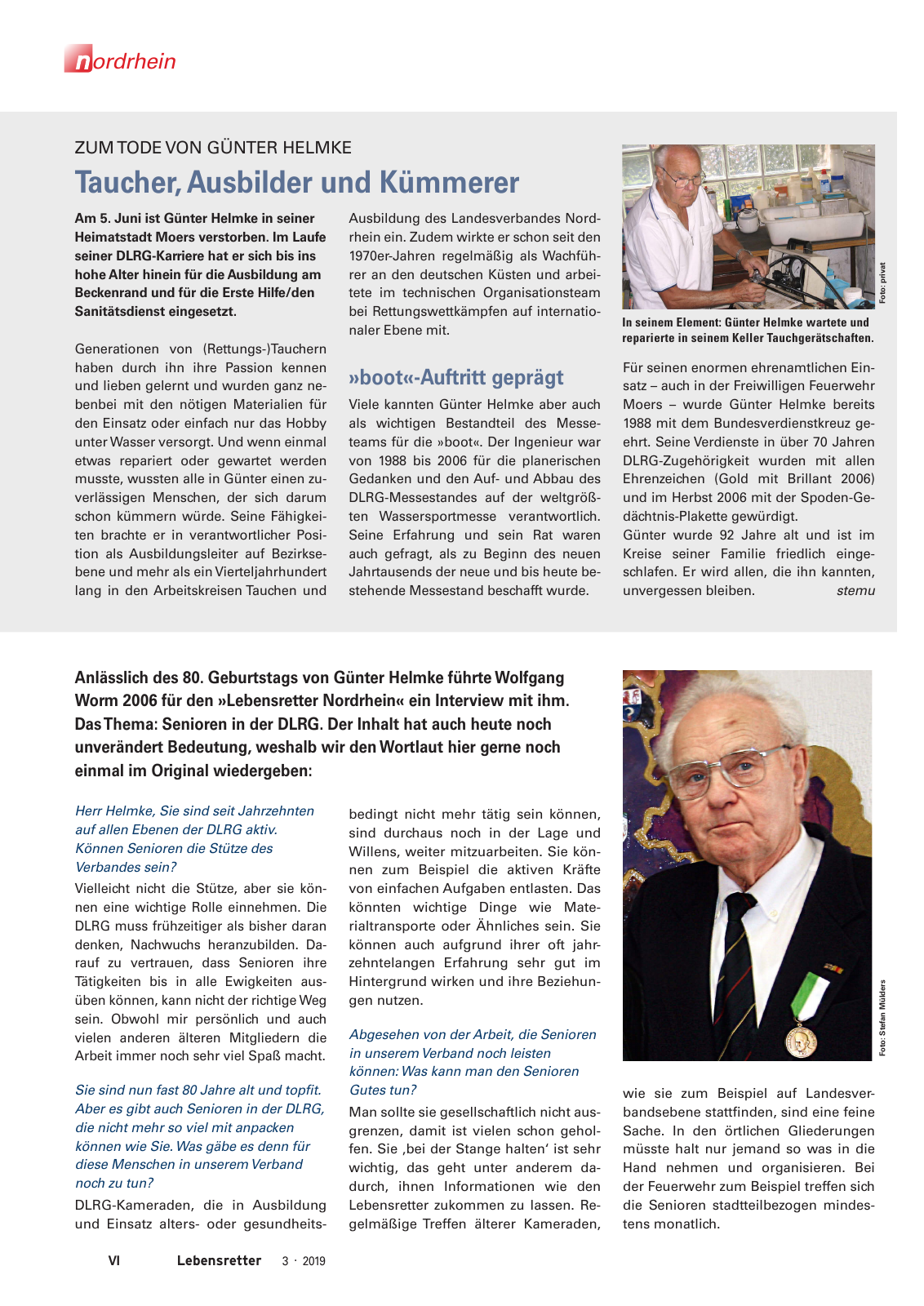 Vorschau Lebensretter 3/2019 - Nordrhein Regionalausgabe Seite 8