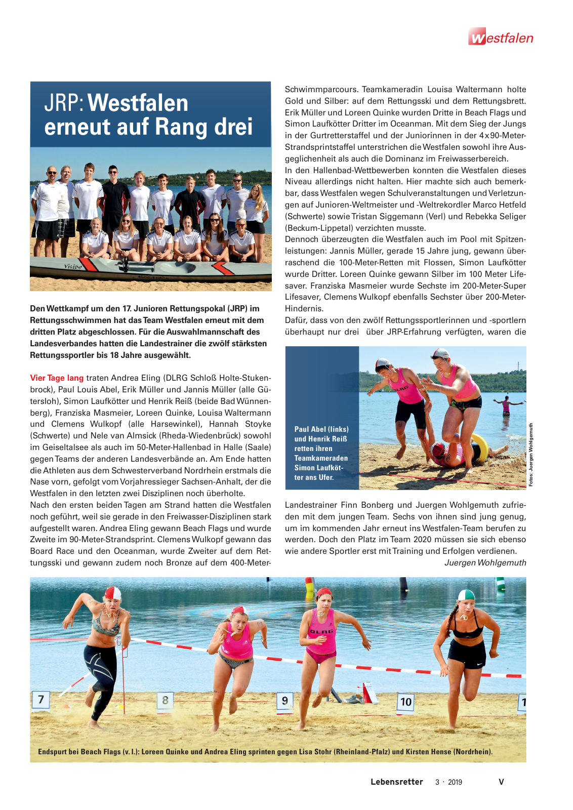 Vorschau Lebensretter 3/2019 - Westfalen Regionalausgabe Seite 7