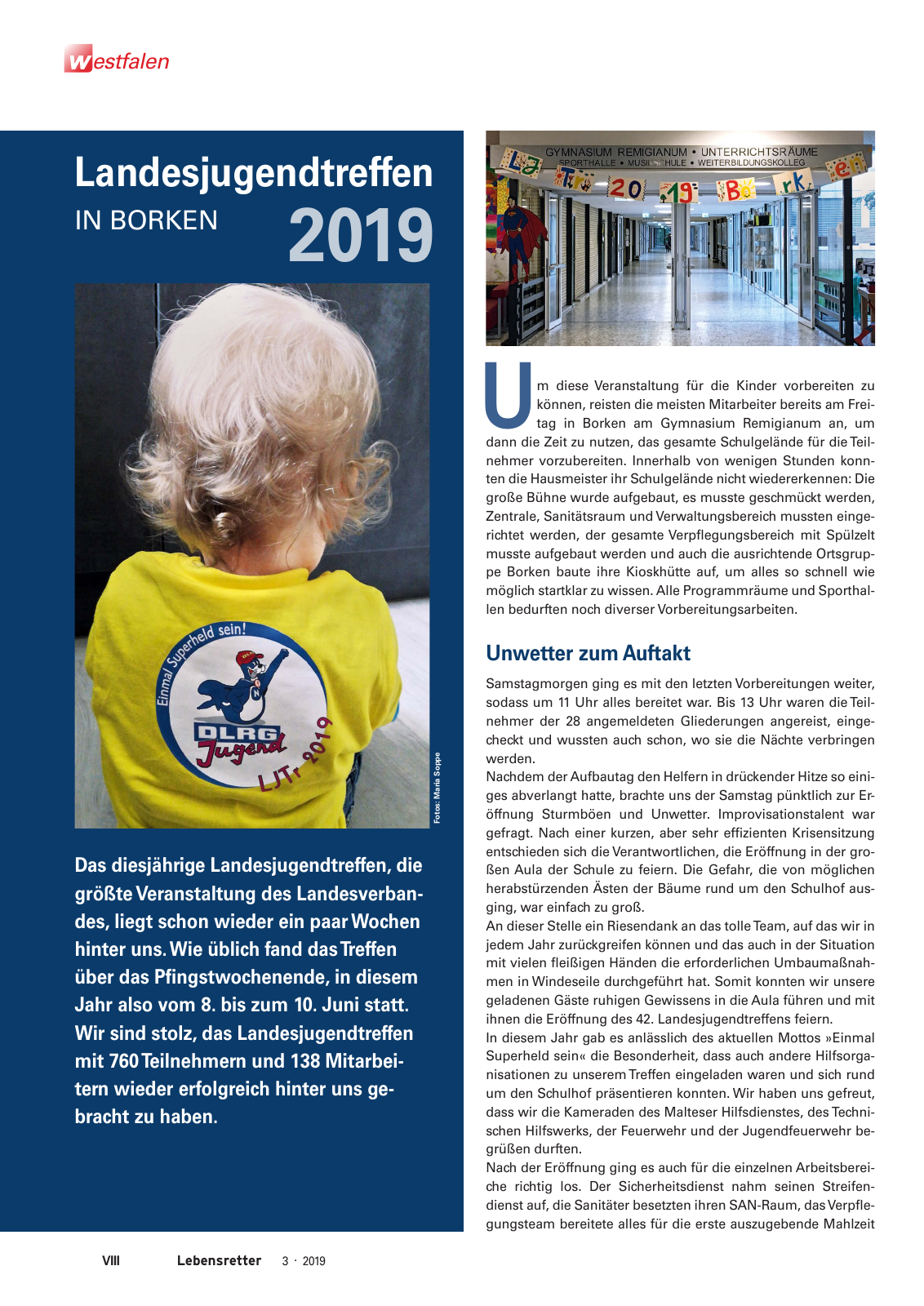Vorschau Lebensretter 3/2019 - Westfalen Regionalausgabe Seite 10