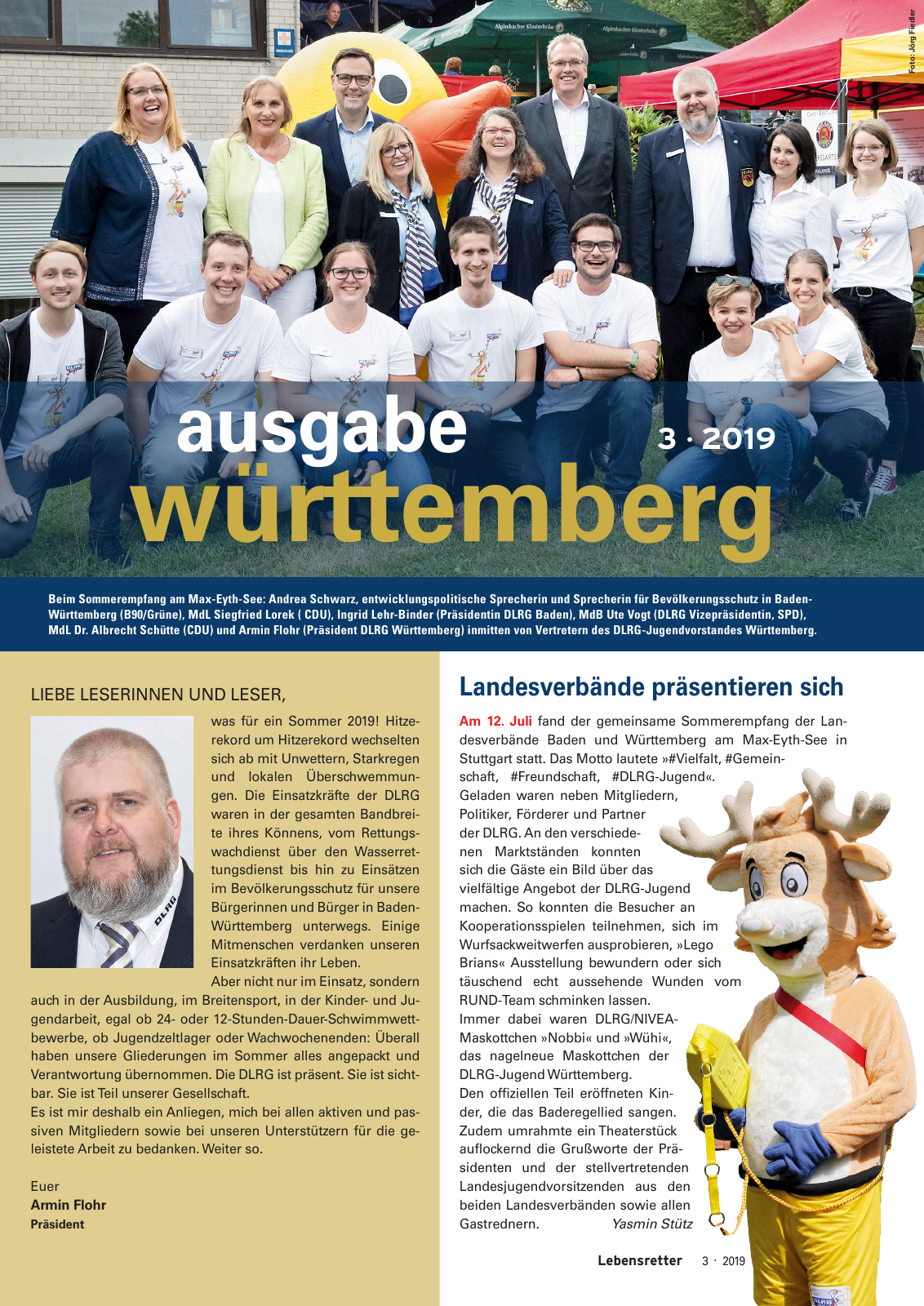 Vorschau Lebensretter 3/2019 - Württemberg Regionalausgabe Seite 3