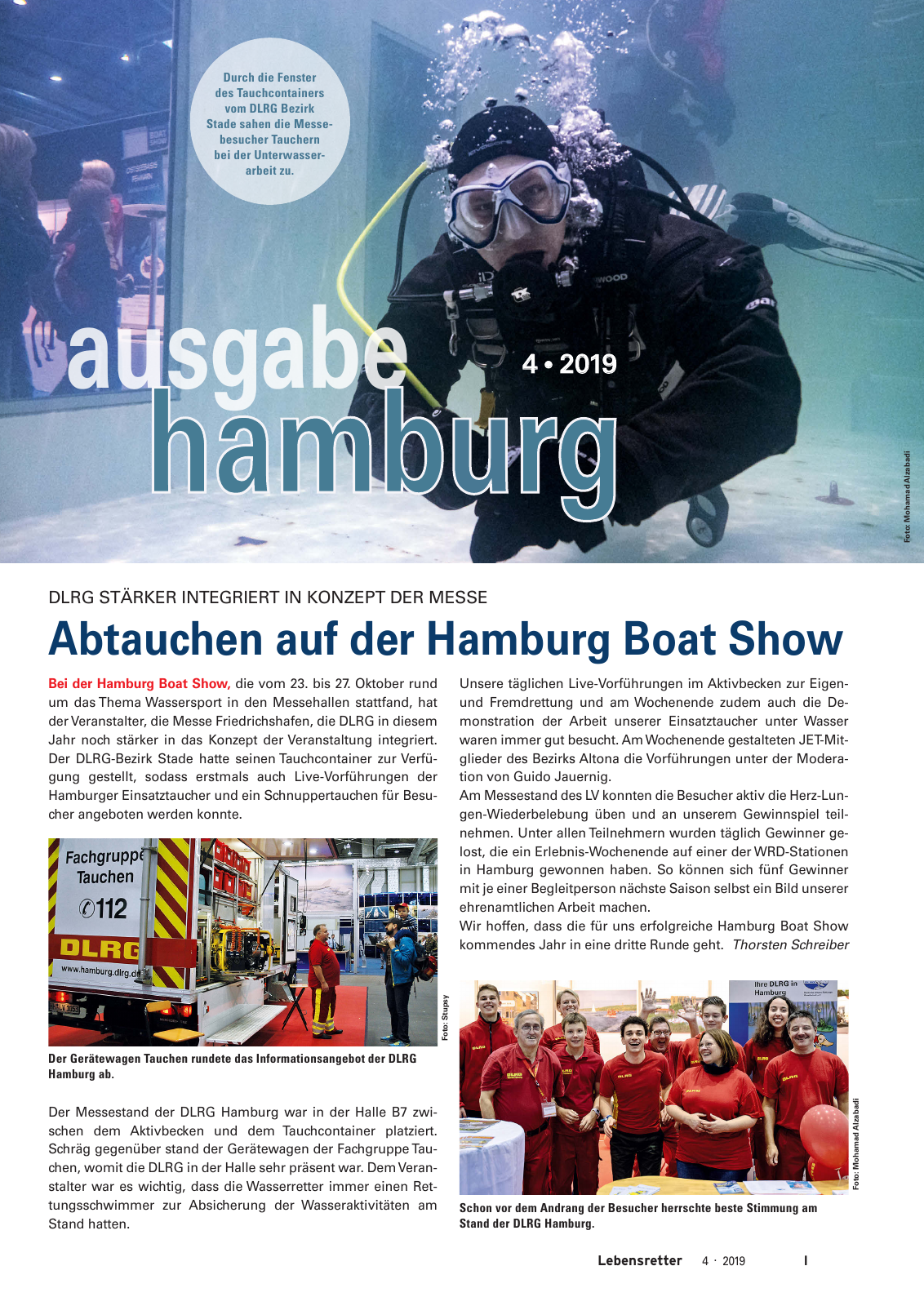 Vorschau Lebensretter 4/2019 -  Hamburg Regionalausgabe Seite 3
