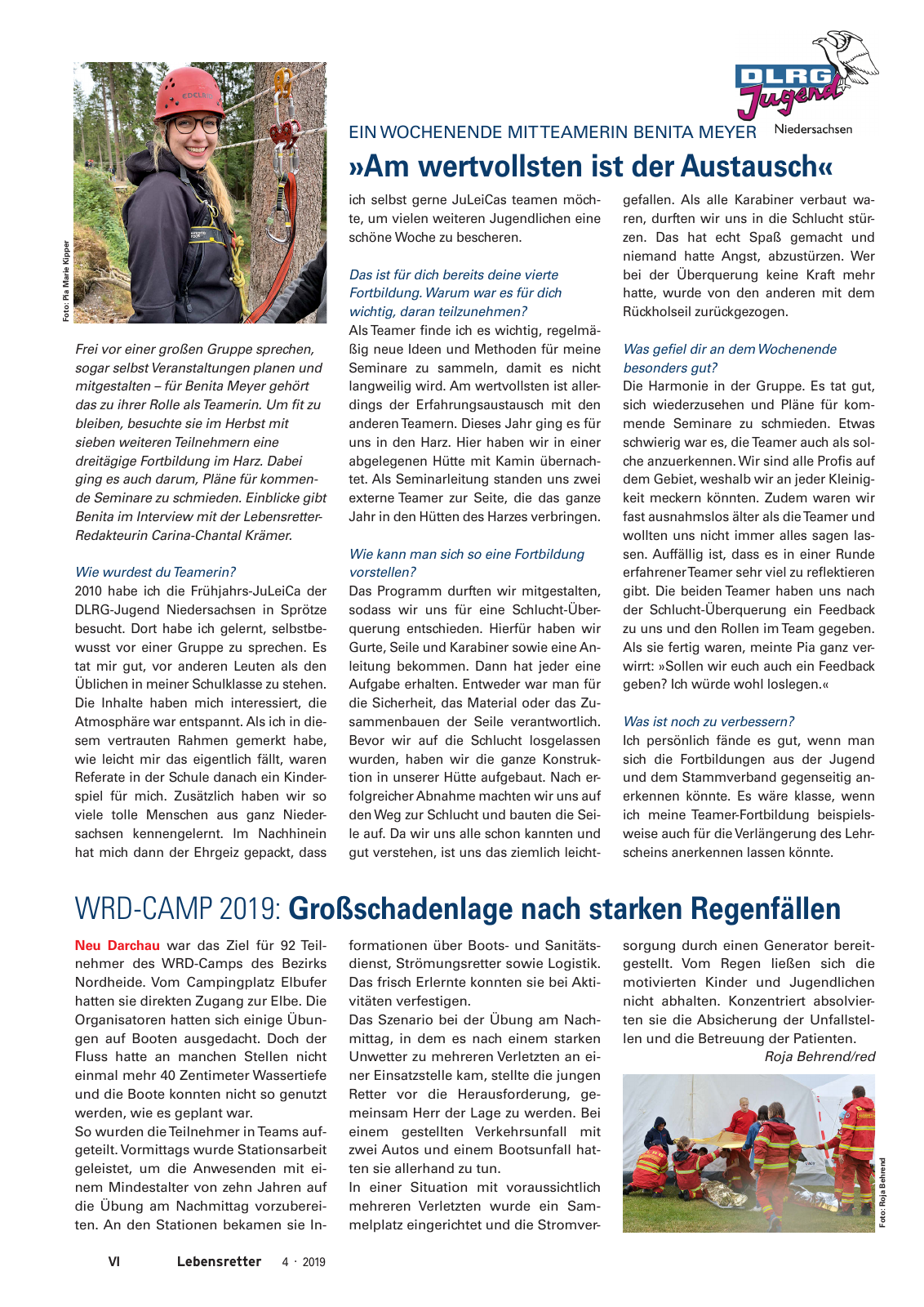 Vorschau Lebensretter 4/2019 -  Niedersachsen Regionalausgabe Seite 8