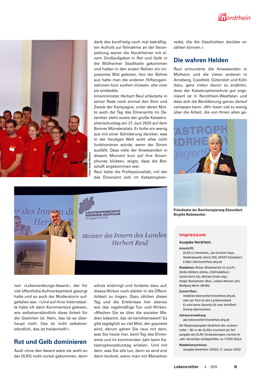 Vorschau Lebensretter 4/2019 -  Nordrhein Regionalausgabe Seite 5