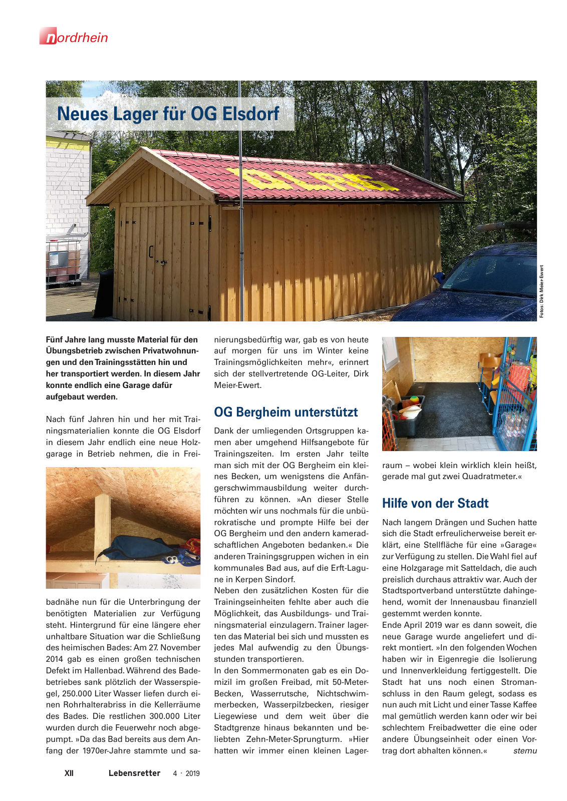 Vorschau Lebensretter 4/2019 -  Nordrhein Regionalausgabe Seite 14