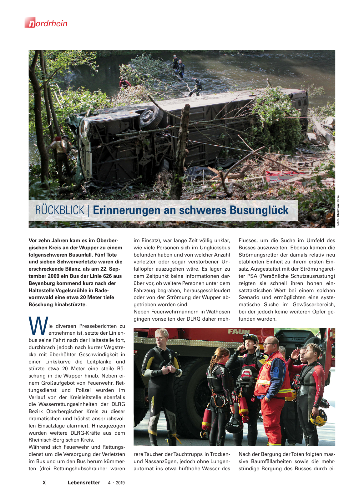 Vorschau Lebensretter 4/2019 -  Nordrhein Regionalausgabe Seite 12