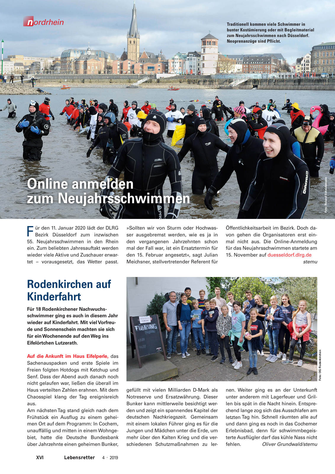 Vorschau Lebensretter 4/2019 -  Nordrhein Regionalausgabe Seite 18