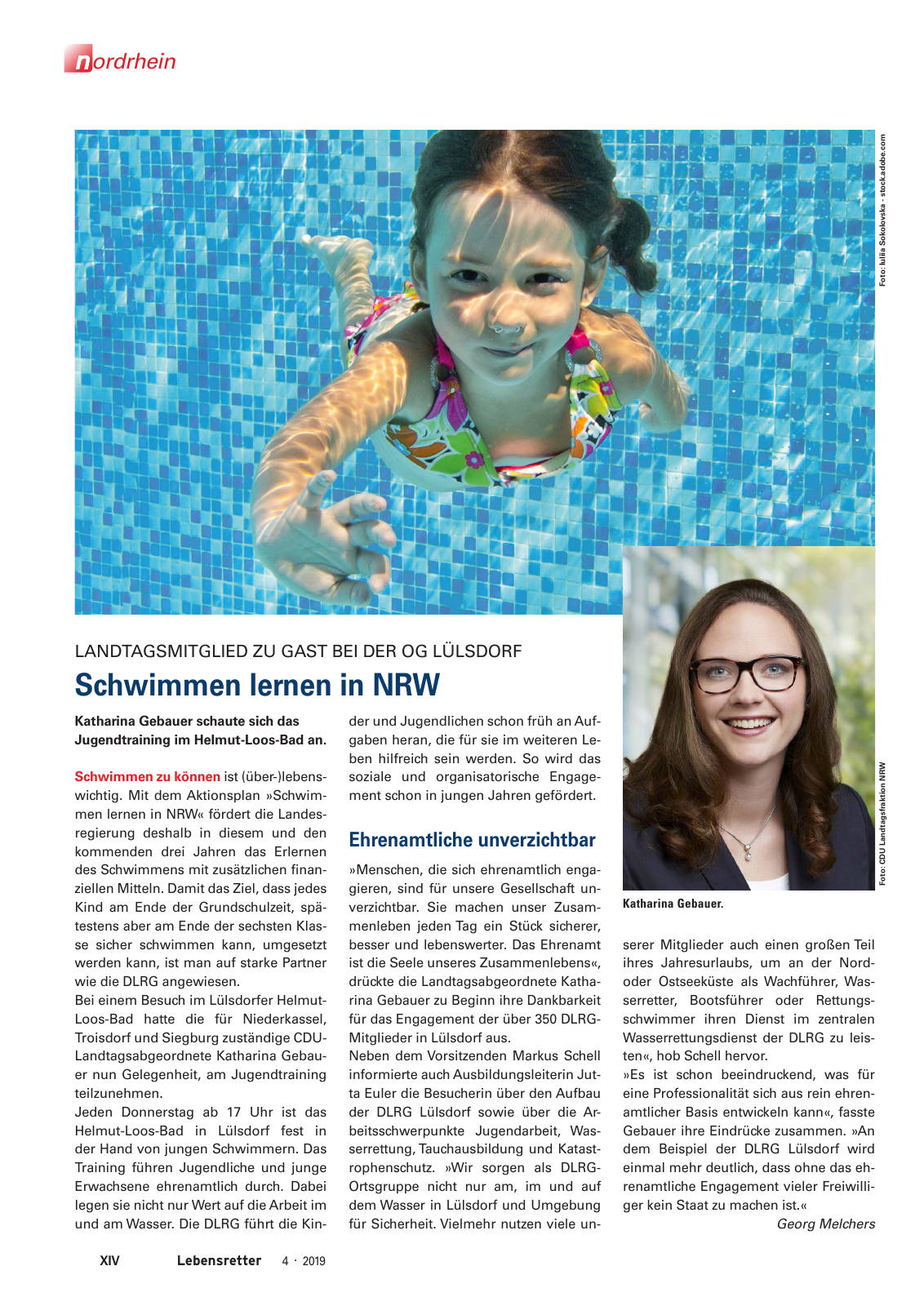 Vorschau Lebensretter 4/2019 -  Nordrhein Regionalausgabe Seite 16