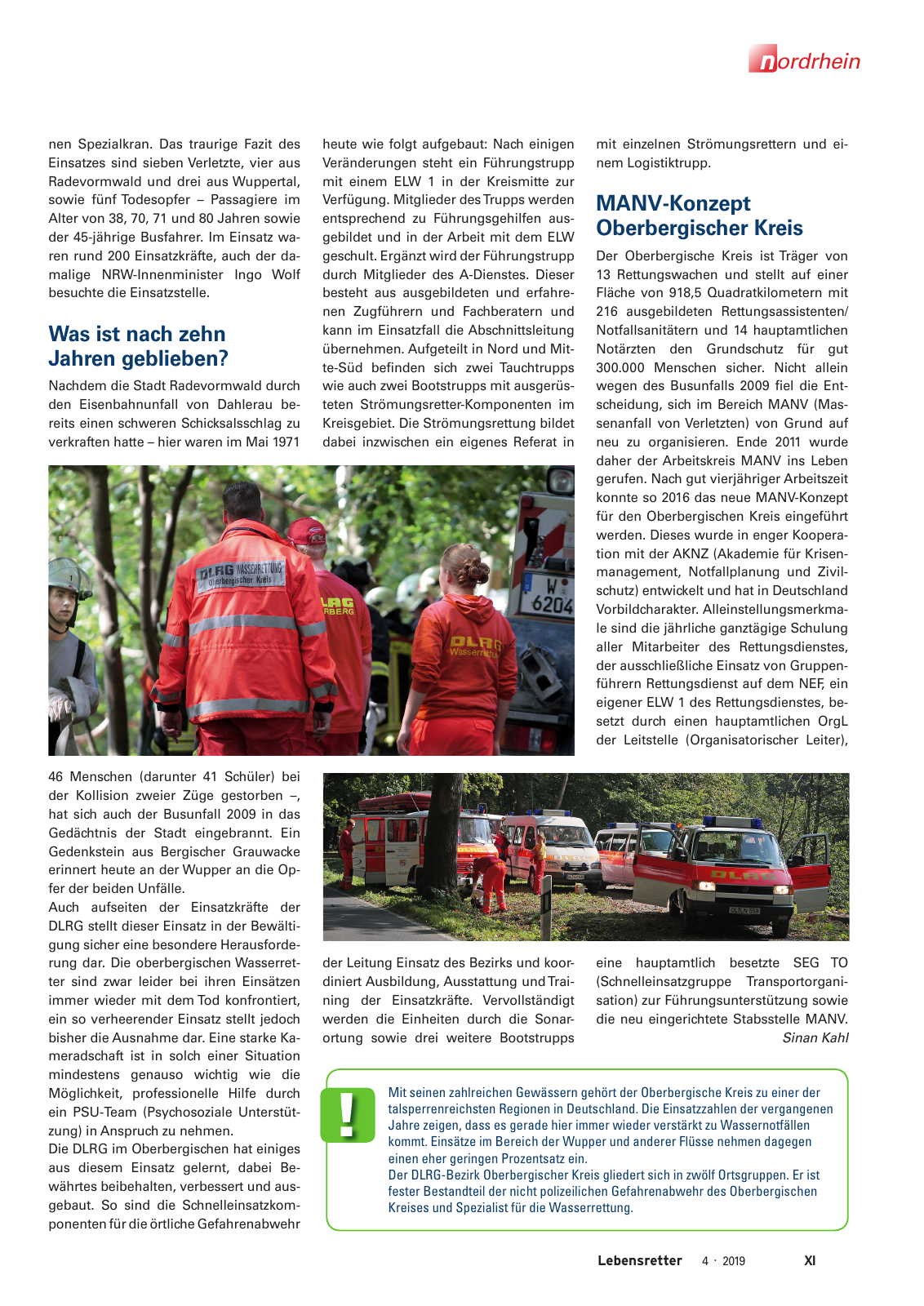 Vorschau Lebensretter 4/2019 -  Nordrhein Regionalausgabe Seite 13