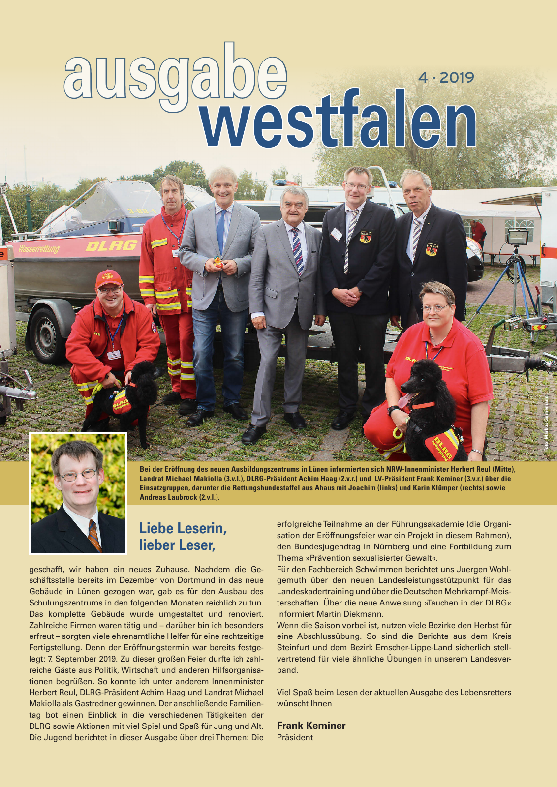 Vorschau Lebensretter 4/2019 -  Westfalen Regionalausgabe Seite 3