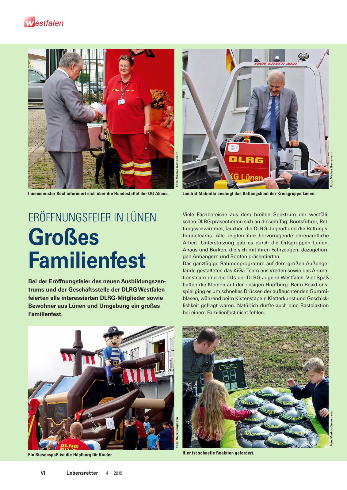 Vorschau Lebensretter 4/2019 -  Westfalen Regionalausgabe Seite 8