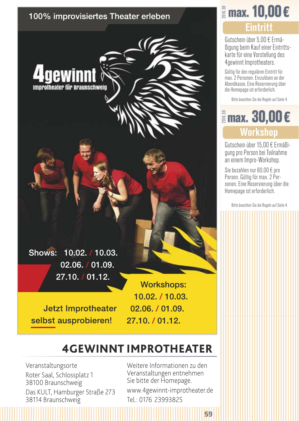 Vorschau FLIPS Gutscheinbuch 2018 Seite 59
