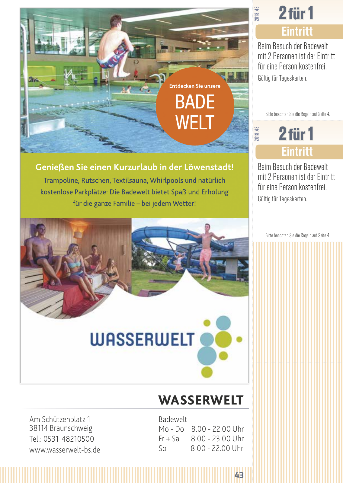 Vorschau FLIPS Gutscheinbuch 2018 Seite 43