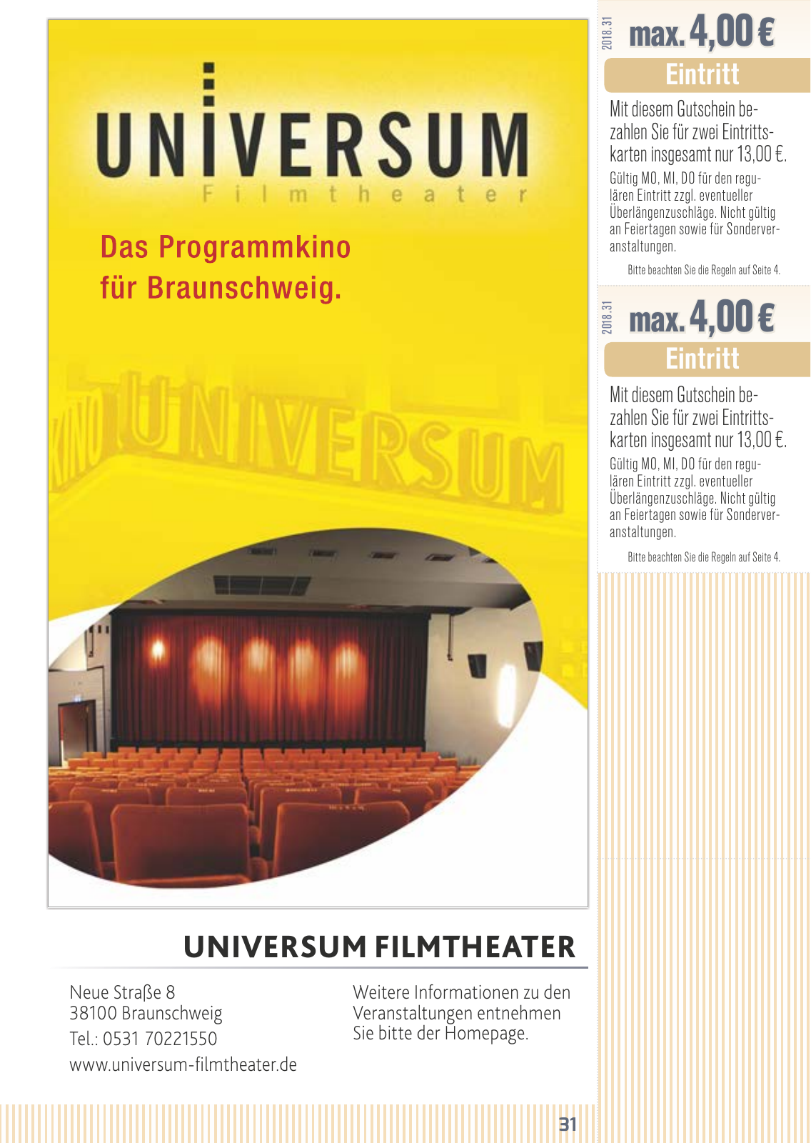 Vorschau FLIPS Gutscheinbuch 2018 Seite 31