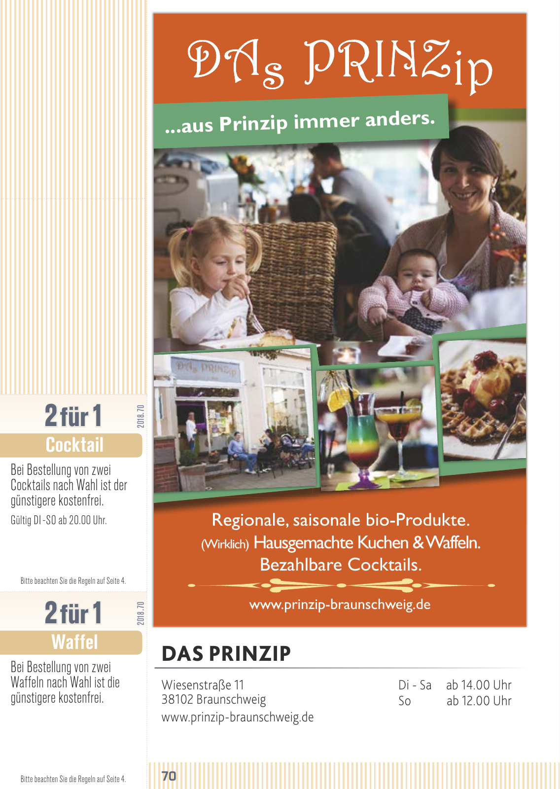 Vorschau FLIPS Gutscheinbuch 2018 Seite 70