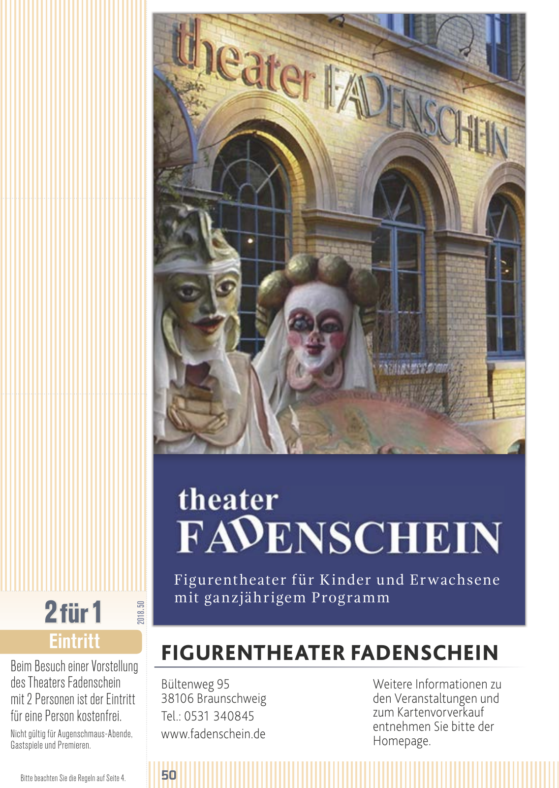 Vorschau FLIPS Gutscheinbuch 2018 Seite 50