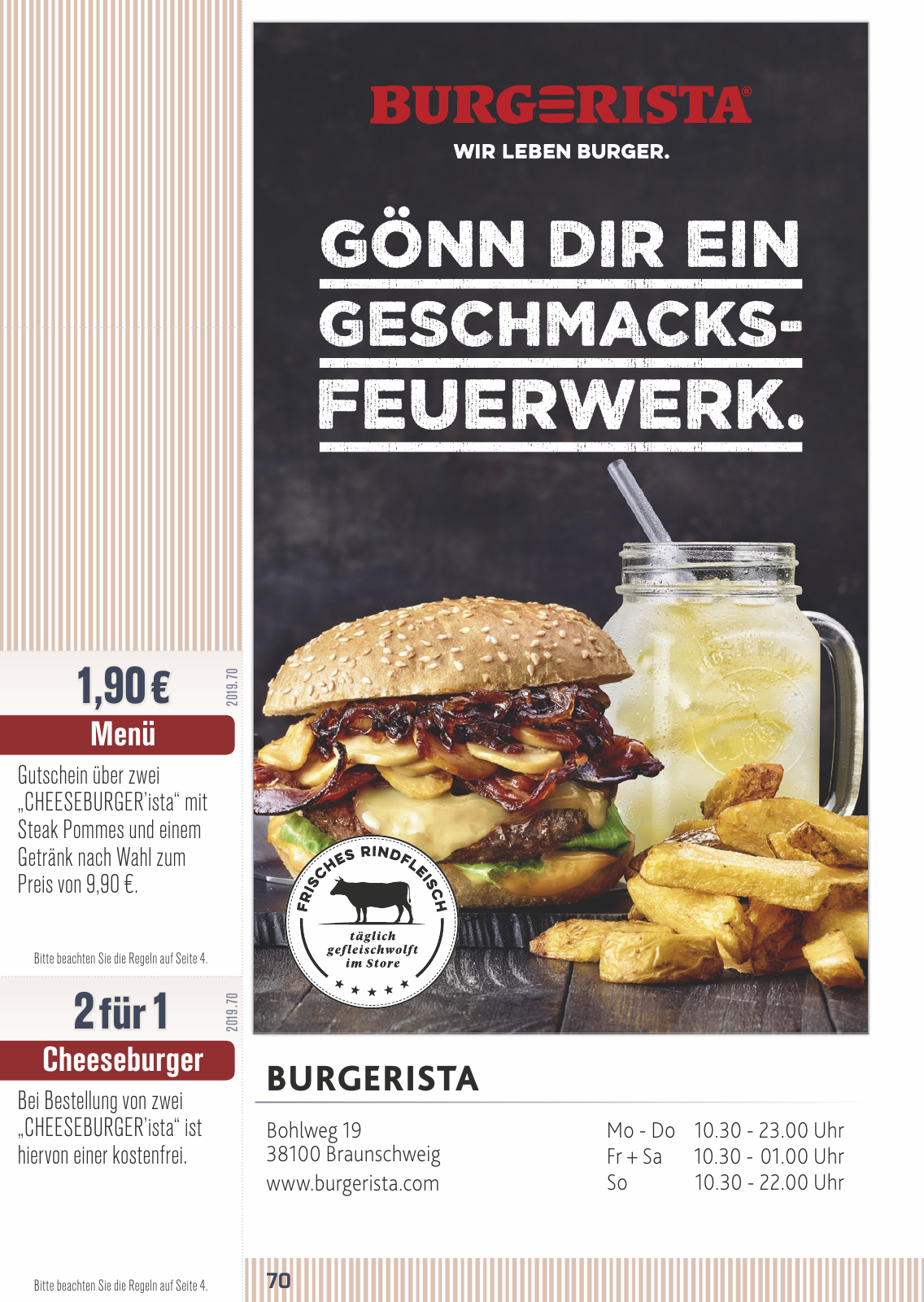 Vorschau FLIPS Gutscheinbuch 2019 Seite 70