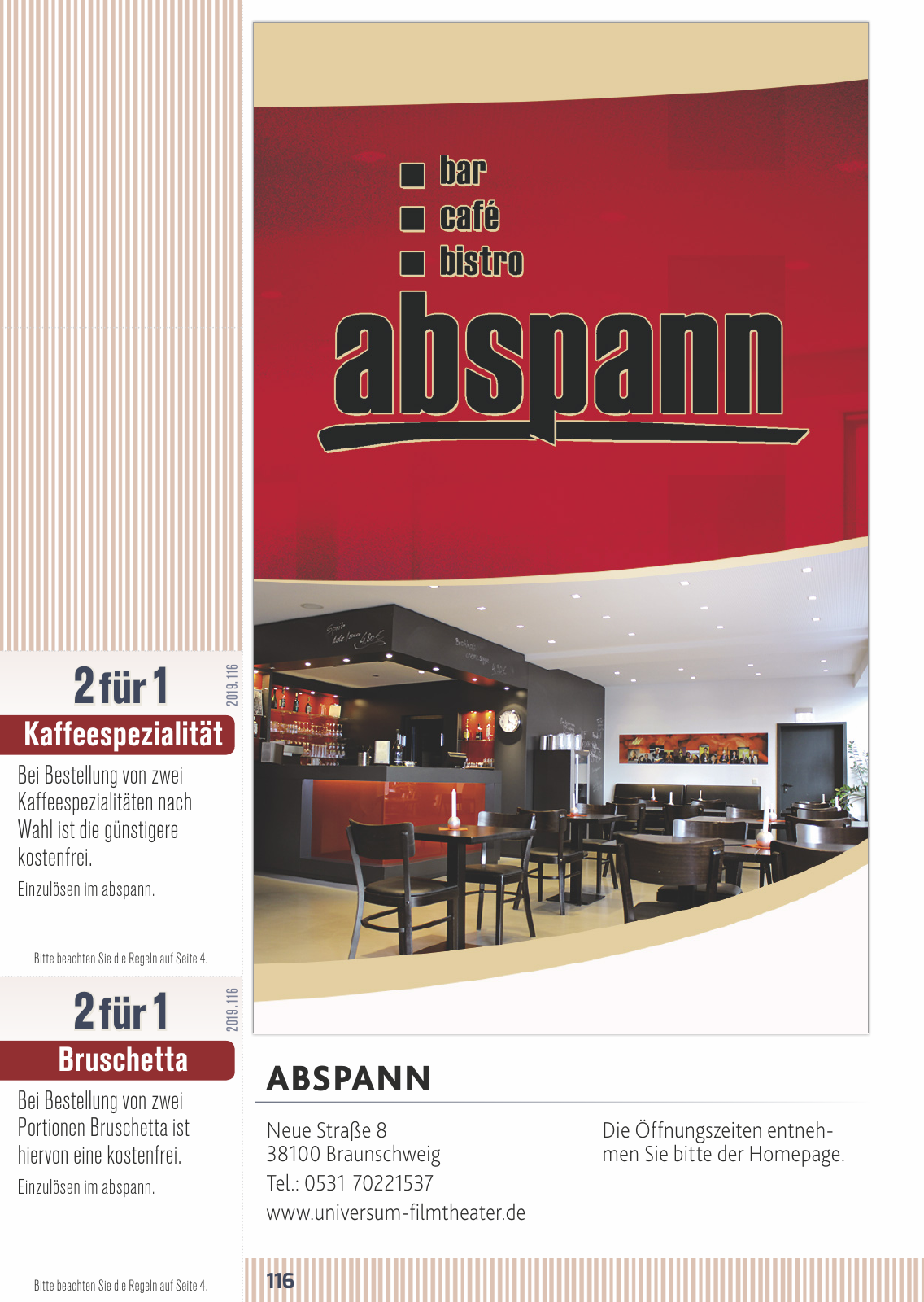 Vorschau FLIPS Gutscheinbuch 2019 Seite 116