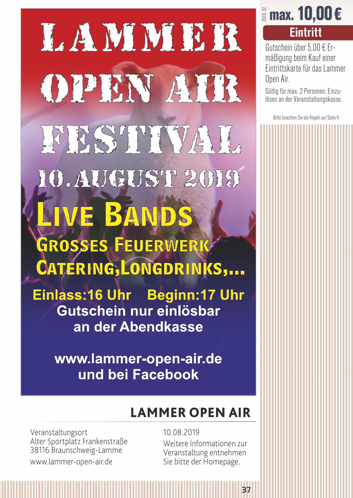 Vorschau FLIPS Gutscheinbuch 2019 Seite 37