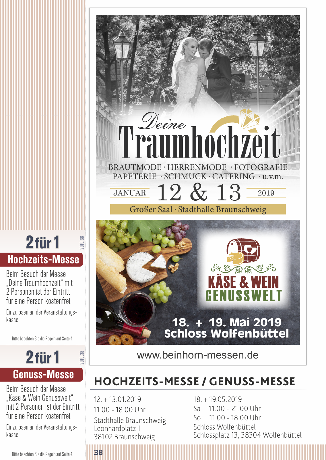 Vorschau FLIPS Gutscheinbuch 2019 Seite 38