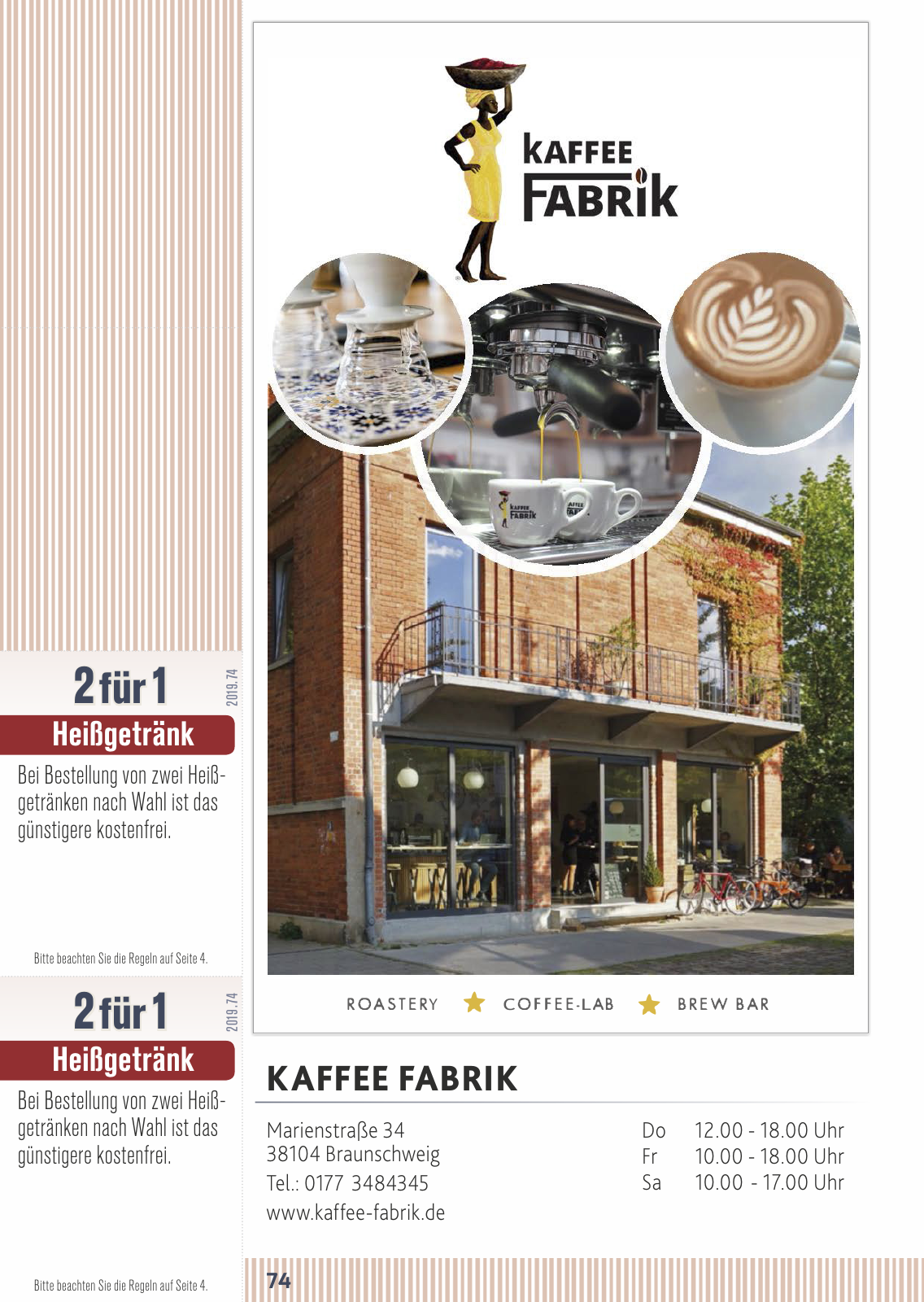 Vorschau FLIPS Gutscheinbuch 2019 Seite 74