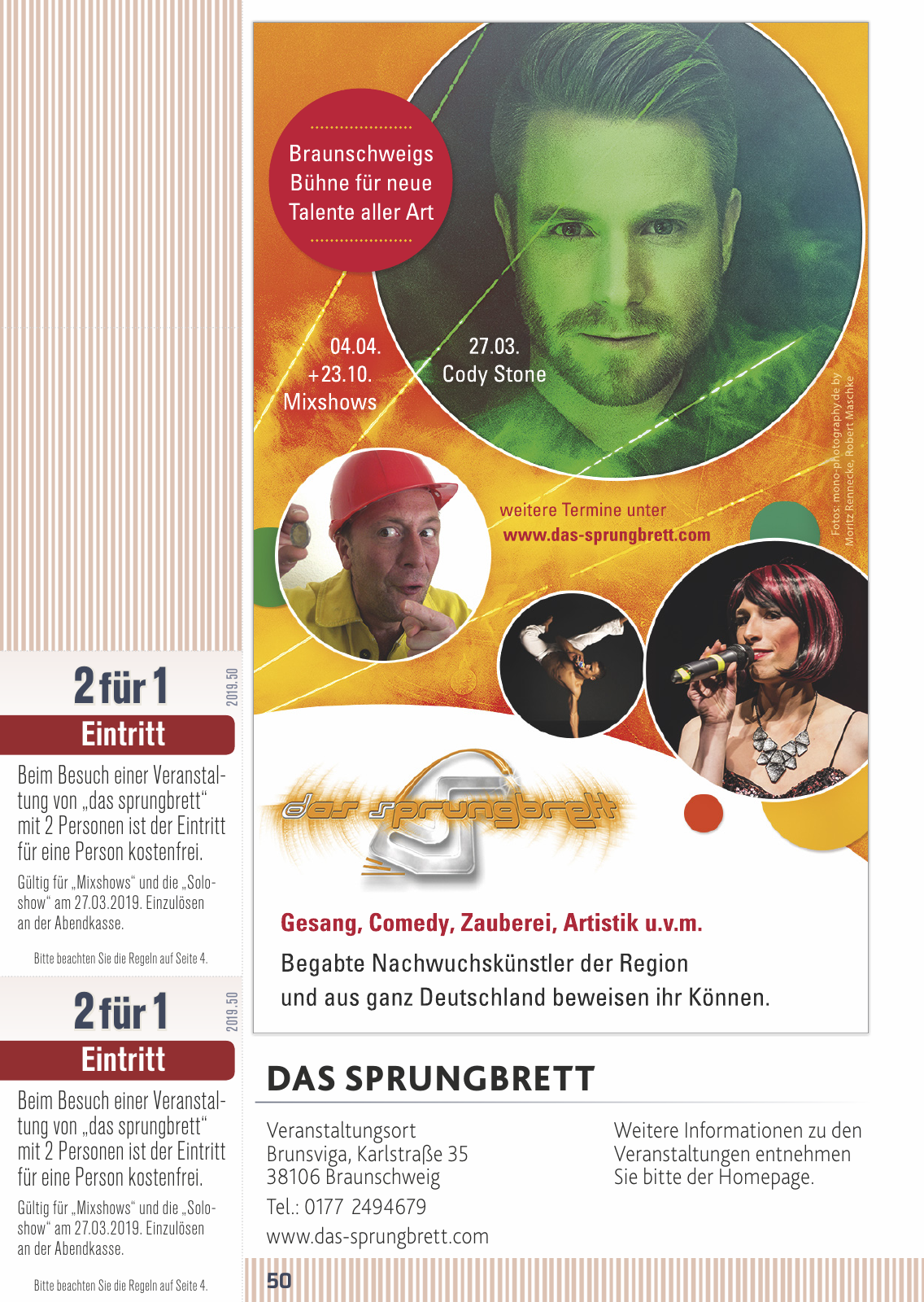 Vorschau FLIPS Gutscheinbuch 2019 Seite 50