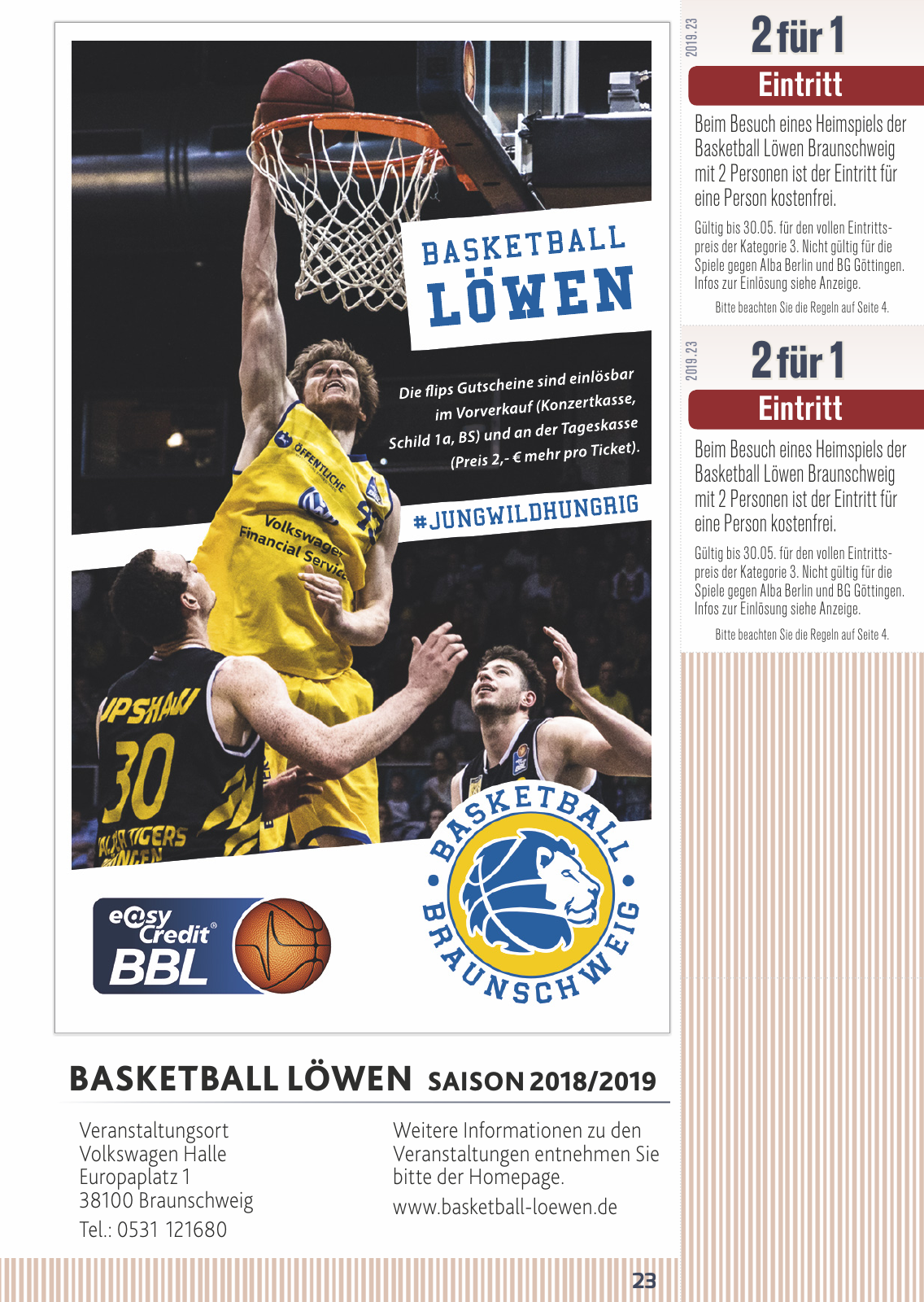 Vorschau FLIPS Gutscheinbuch 2019 Seite 23