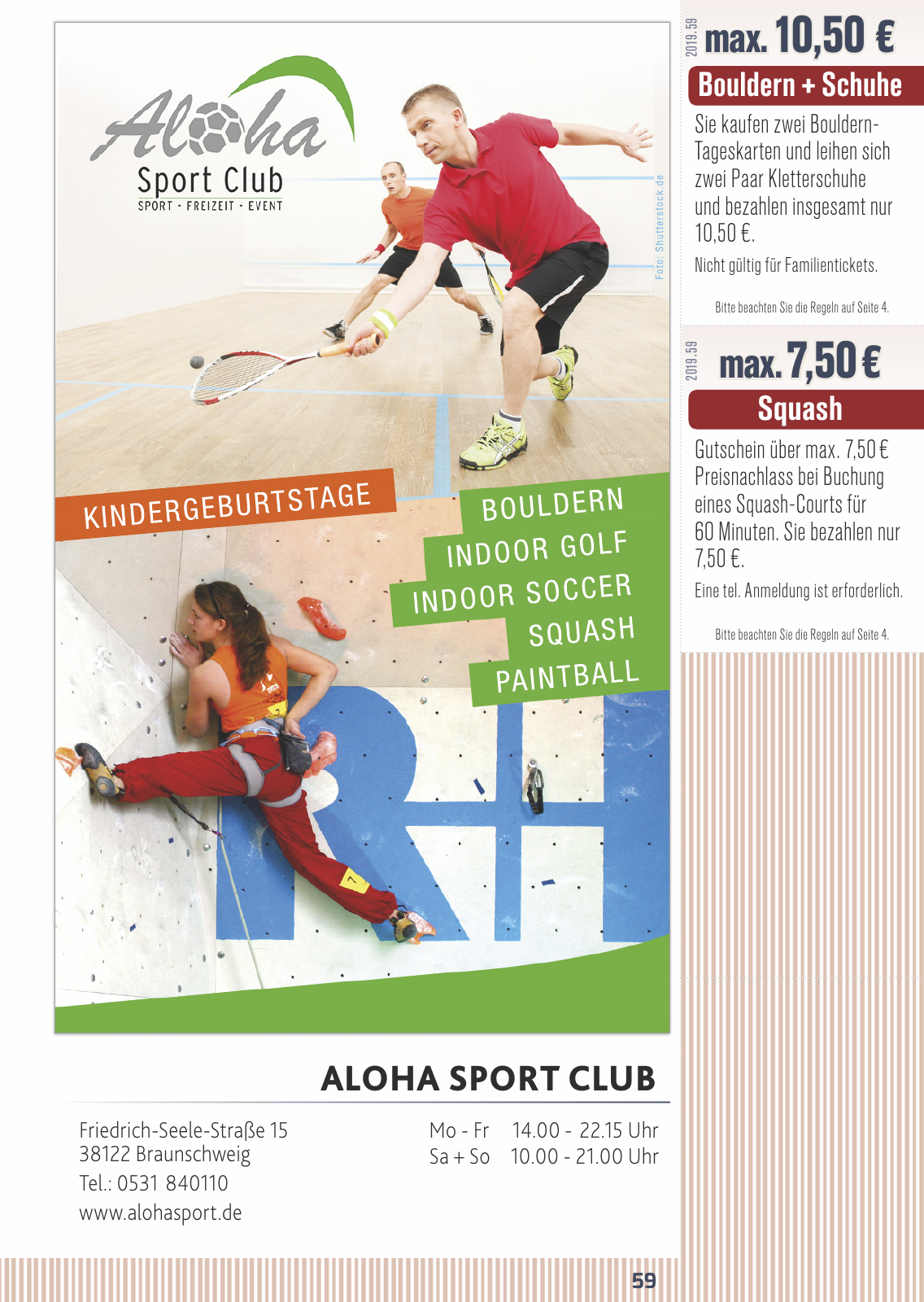 Vorschau FLIPS Gutscheinbuch 2019 Seite 59