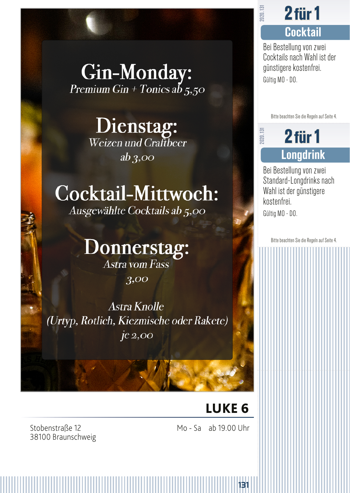 Vorschau FLIPS Gutscheinbuch 2020 Seite 131
