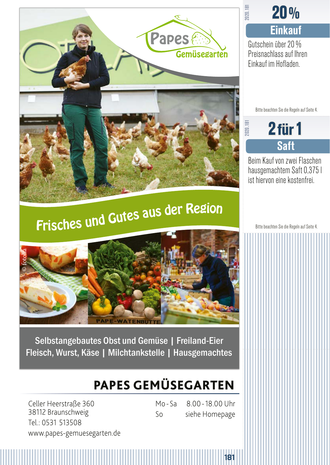 Vorschau FLIPS Gutscheinbuch 2020 Seite 181