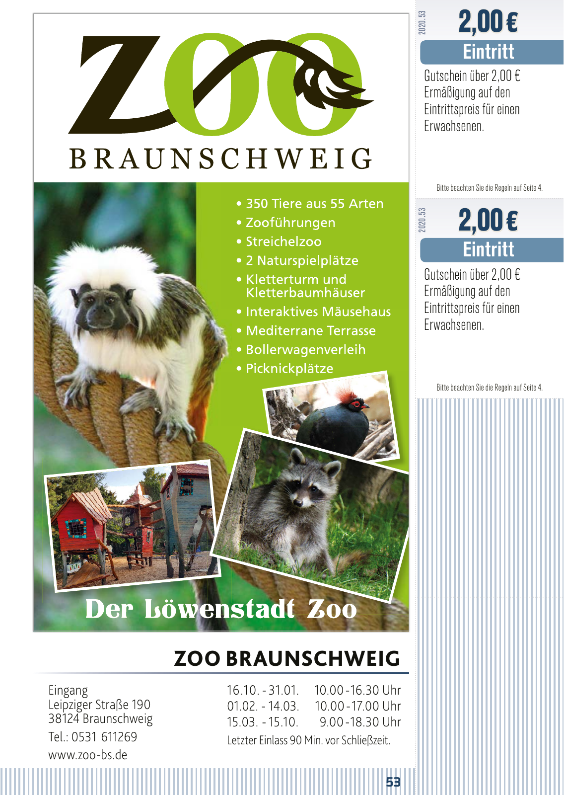 Vorschau FLIPS Gutscheinbuch 2020 Seite 53