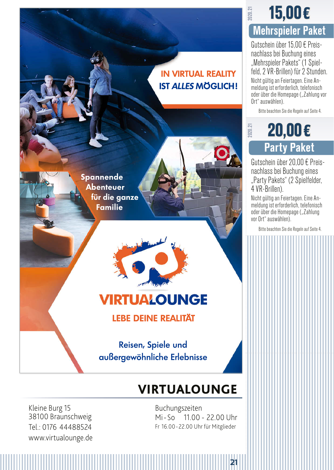 Vorschau FLIPS Gutscheinbuch 2020 Seite 21