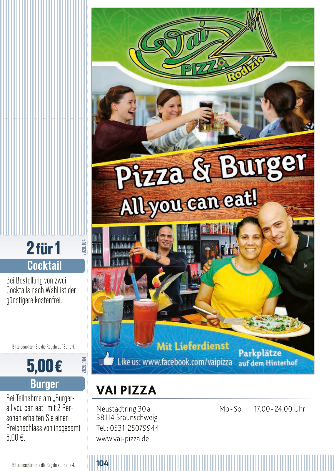 Vorschau FLIPS Gutscheinbuch 2020 Seite 104