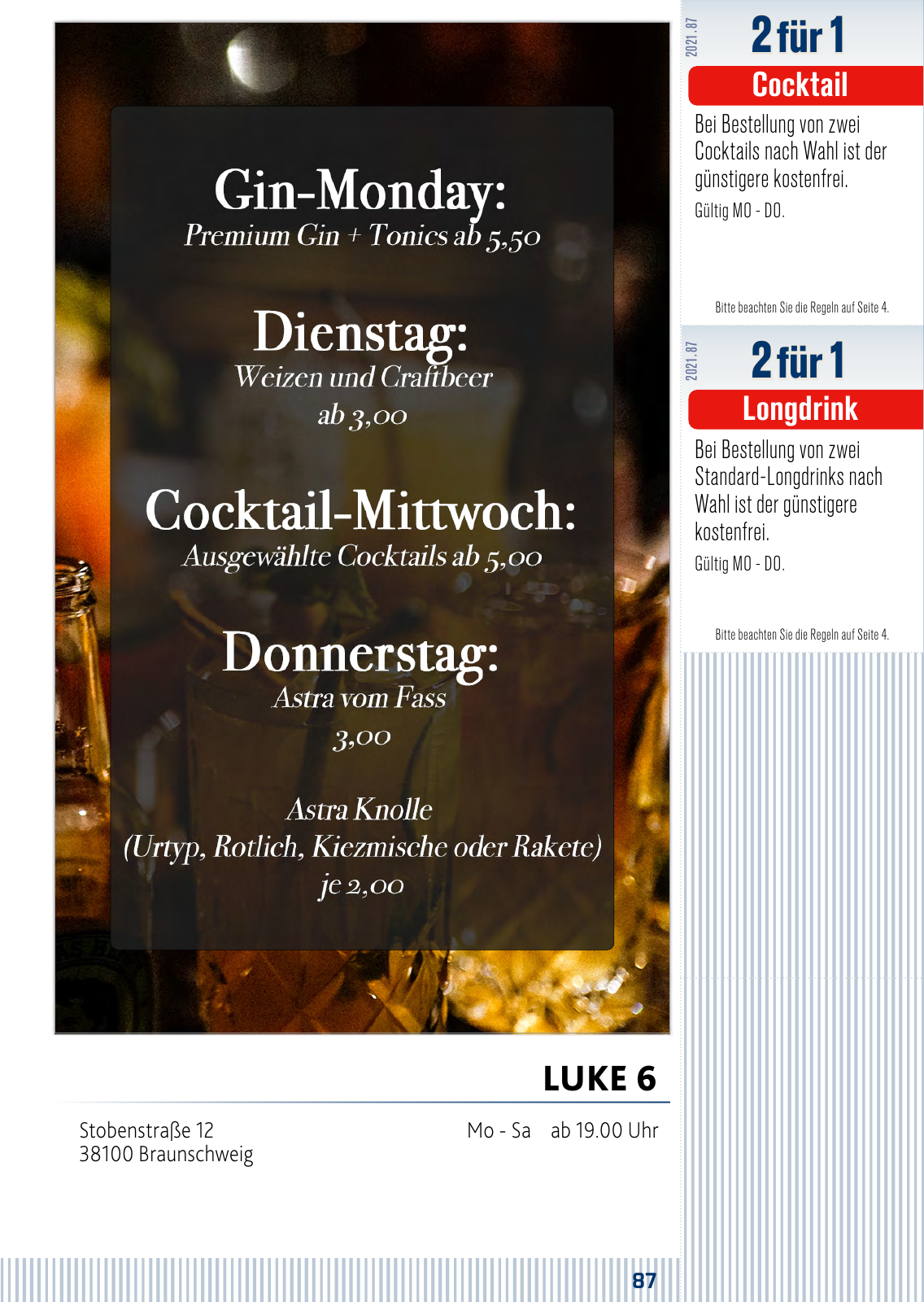 Vorschau FLIPS Gutscheinbuch 2021 Seite 87