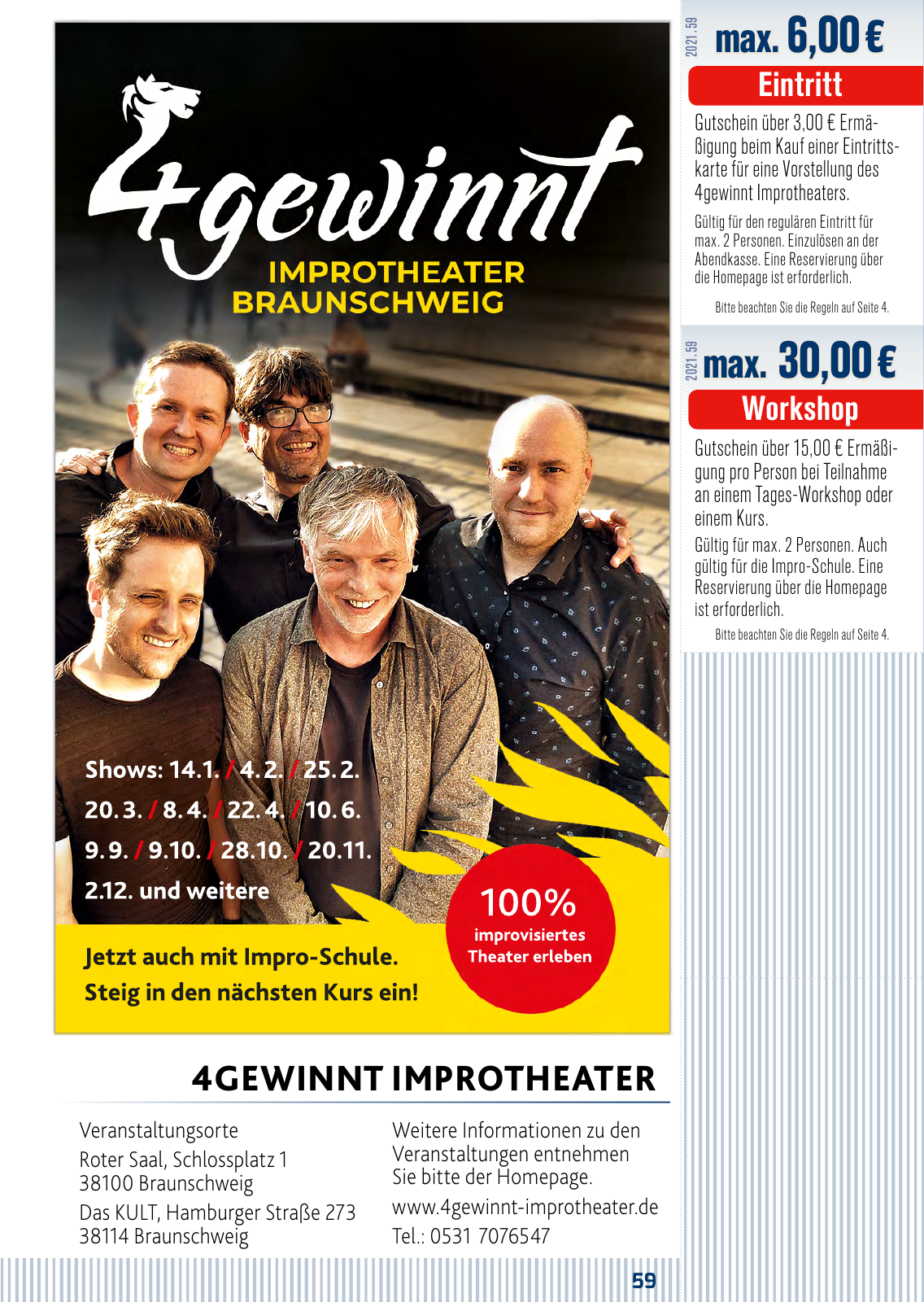 Vorschau FLIPS Gutscheinbuch 2021 Seite 59