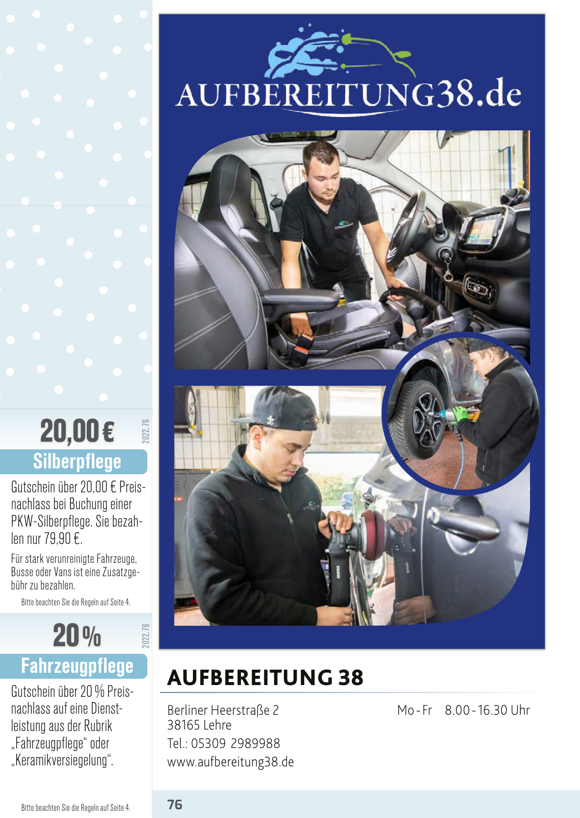 Vorschau FLIPS Gutscheinbuch 2022 Seite 76