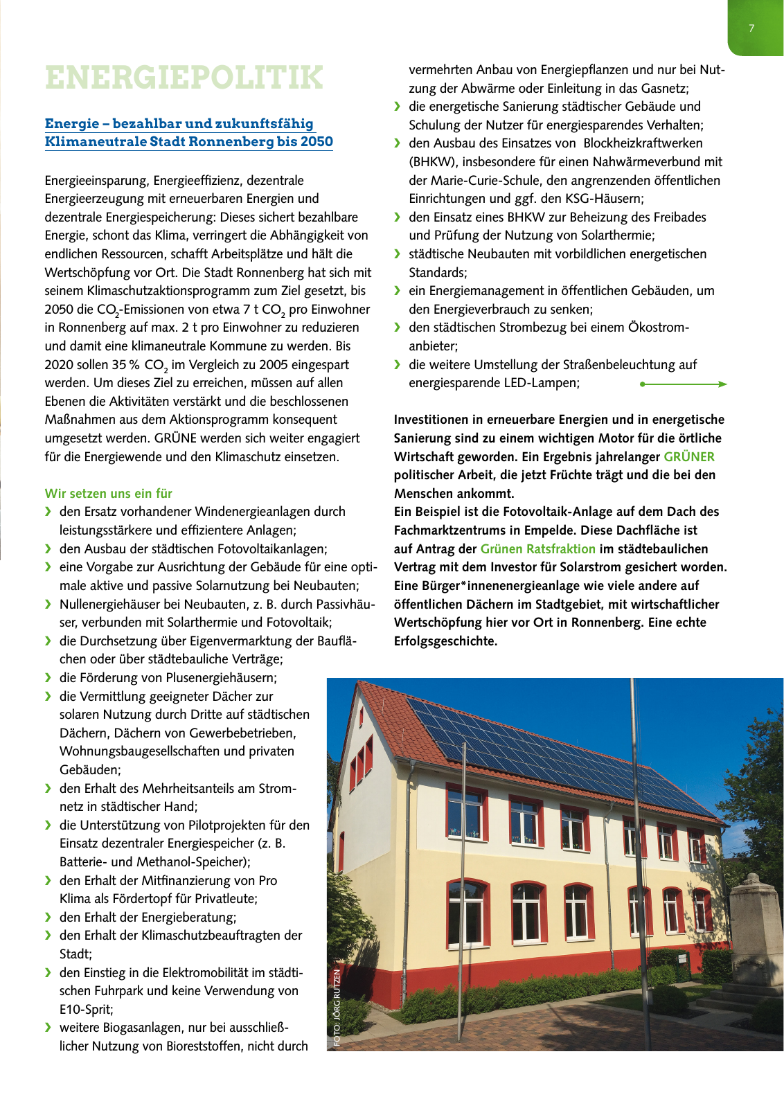 Vorschau Grüne Ronnenberg: Wahlprogramm 2016 Seite 7