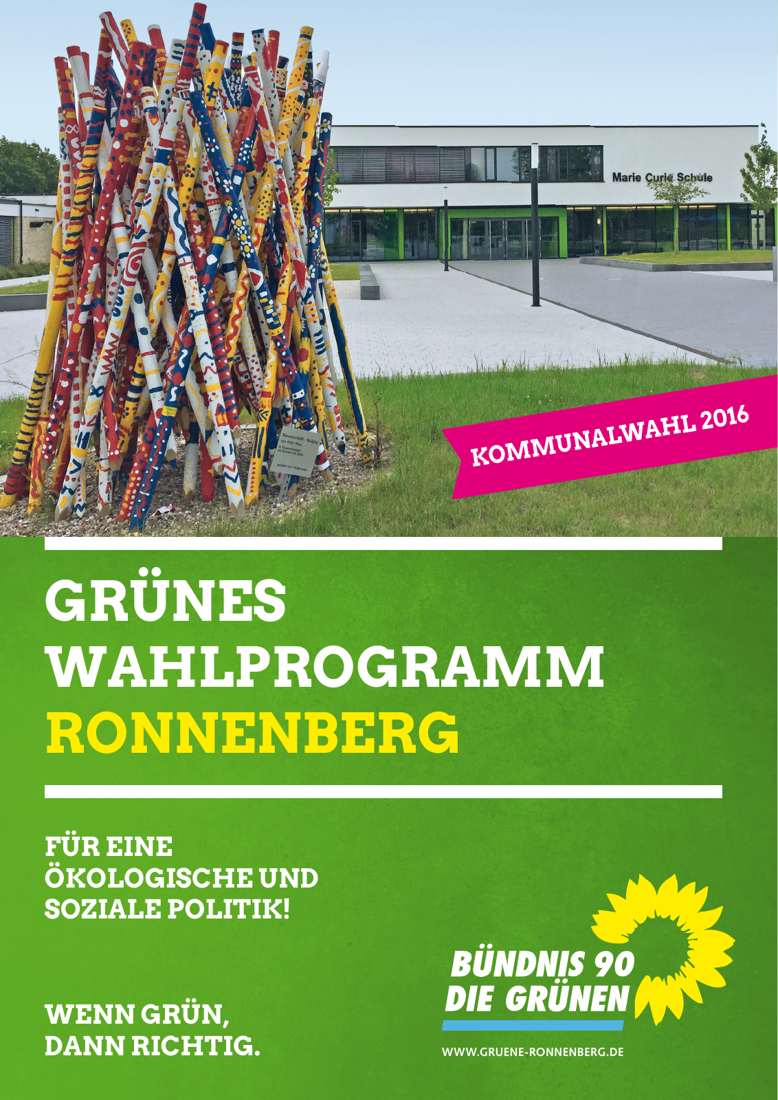 Vorschau Grüne Ronnenberg: Wahlprogramm 2016 Seite 1