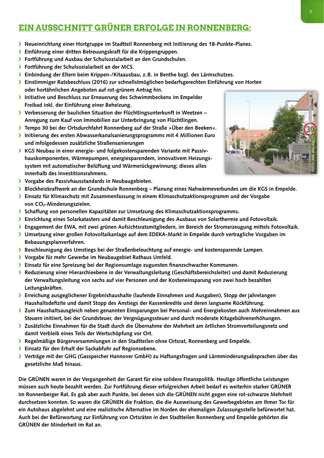 Vorschau Grüne Ronnenberg: Wahlprogramm 2016 Seite 3