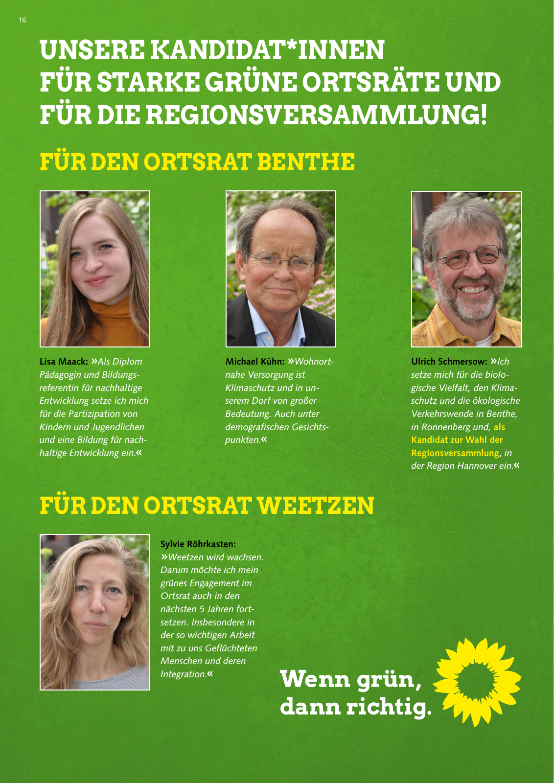 Vorschau Grüne Ronnenberg: Wahlprogramm 2016 Seite 16