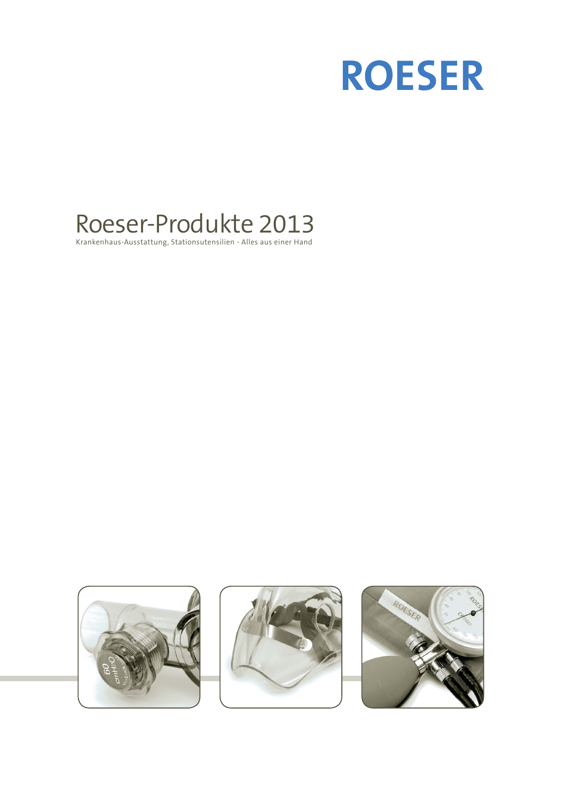 Vorschau ROESER-Katalog 1/2013 Seite 1