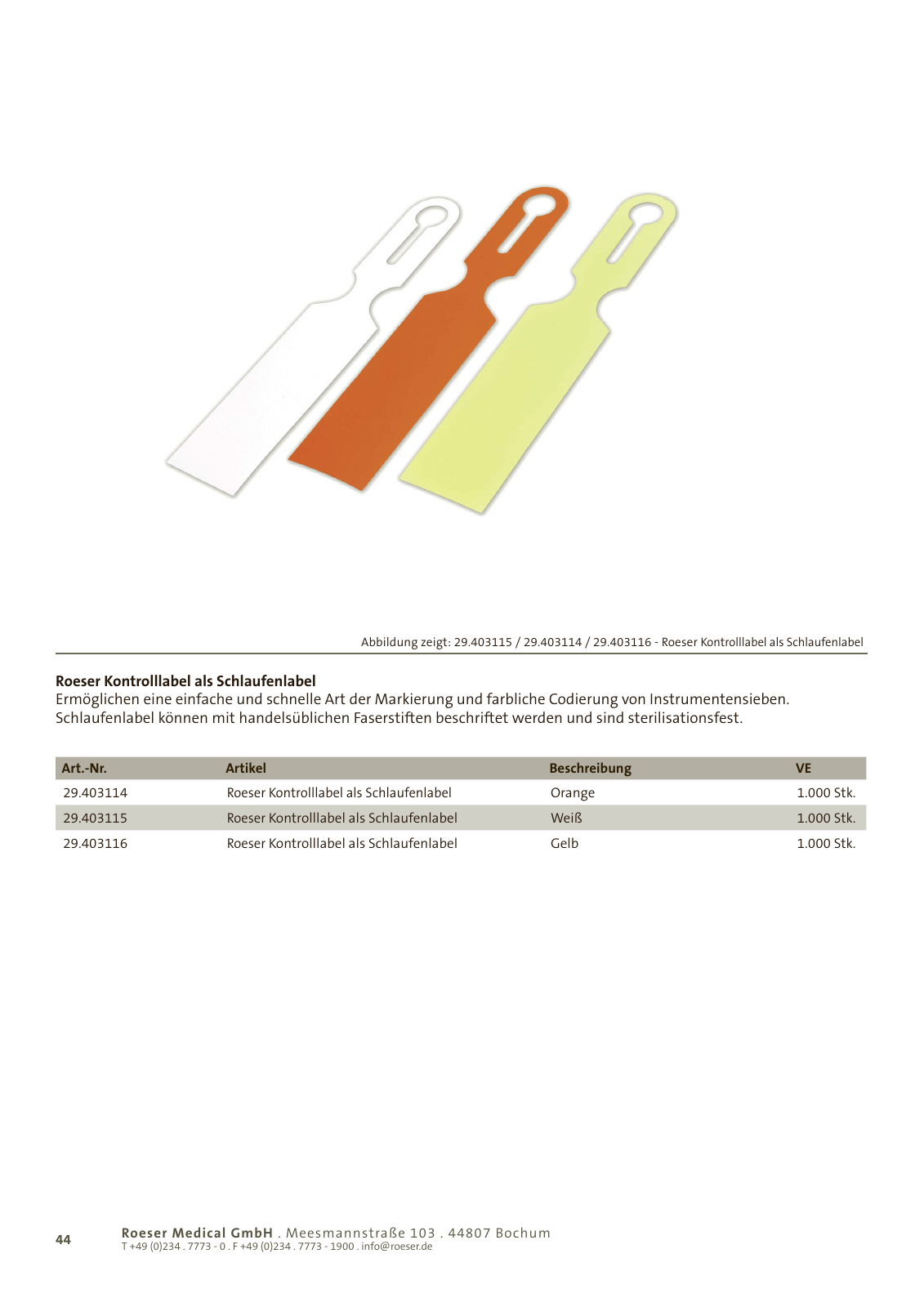 Vorschau ROESER-Katalog 1/2013 Seite 44